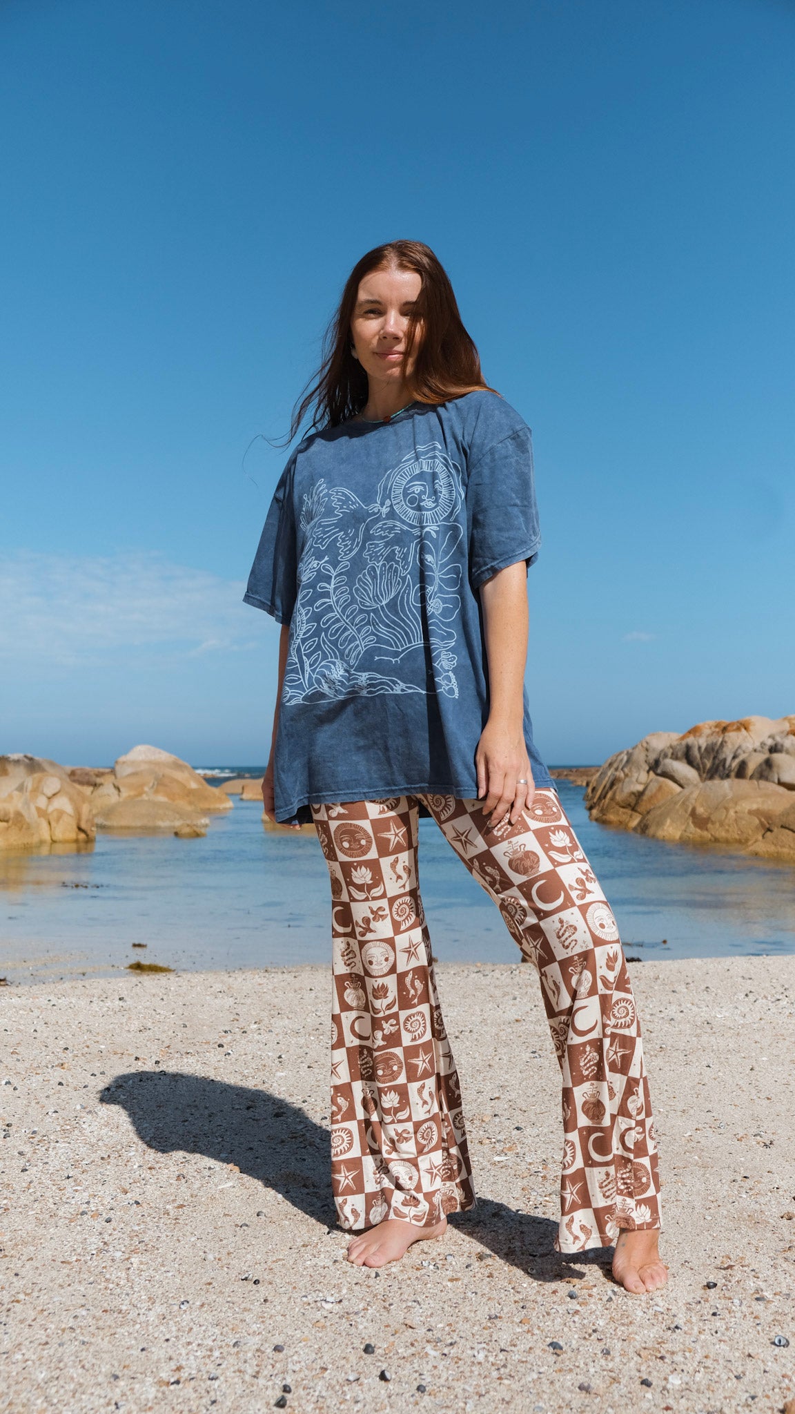 You're True Nature T-shirt - Indigo stonewash