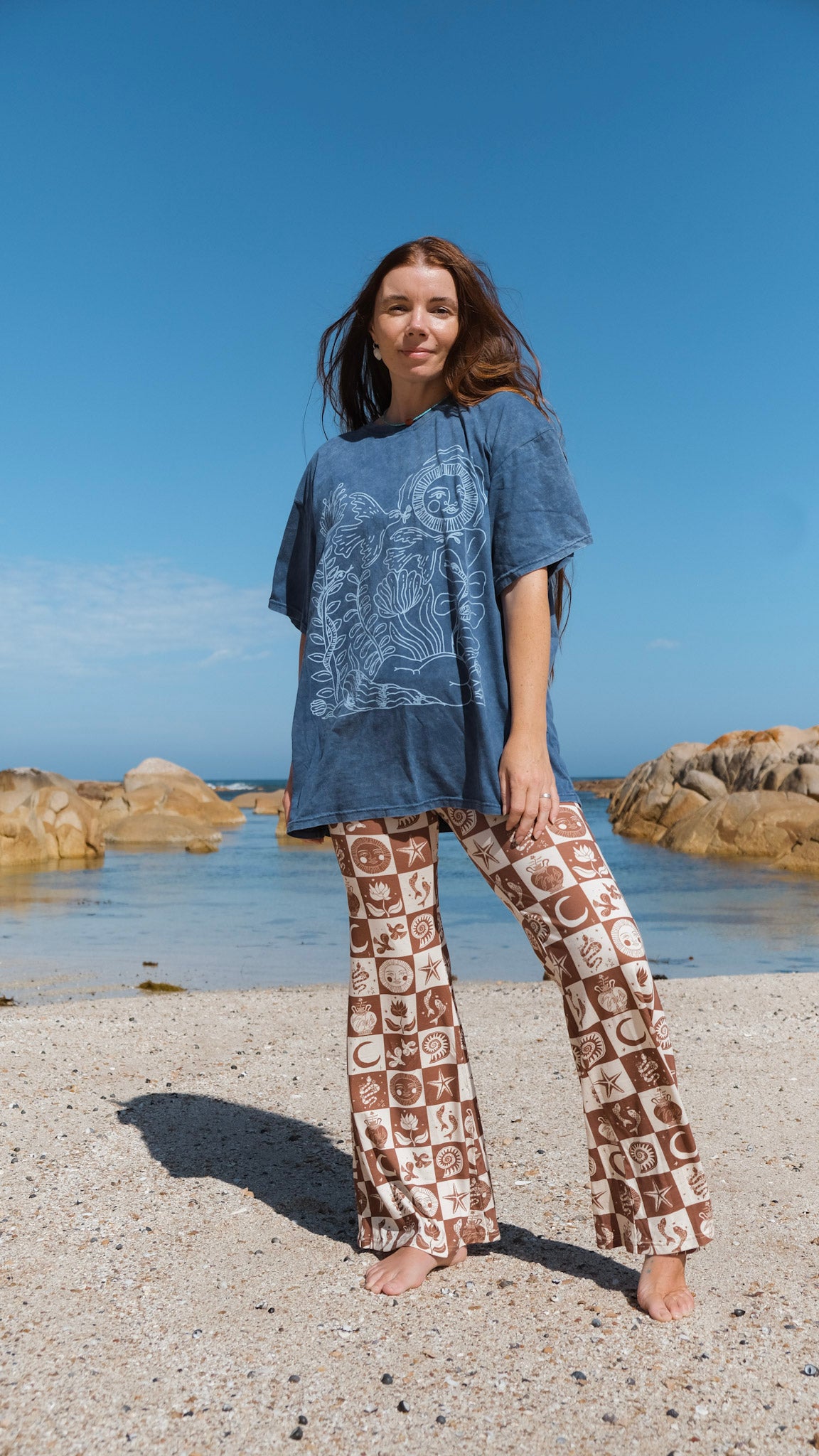 You're True Nature T-shirt - Indigo stonewash