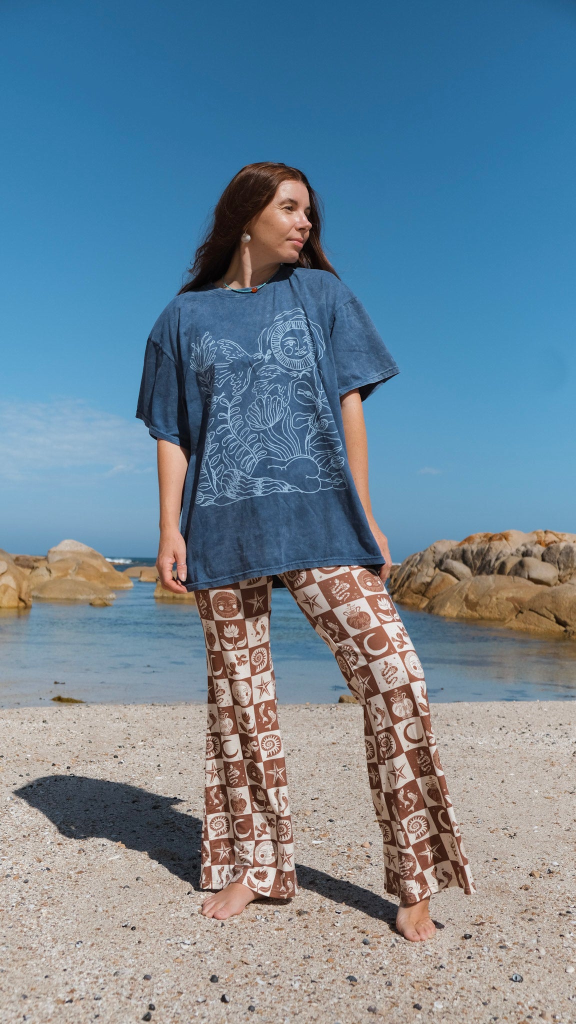 You're True Nature T-shirt - Indigo stonewash