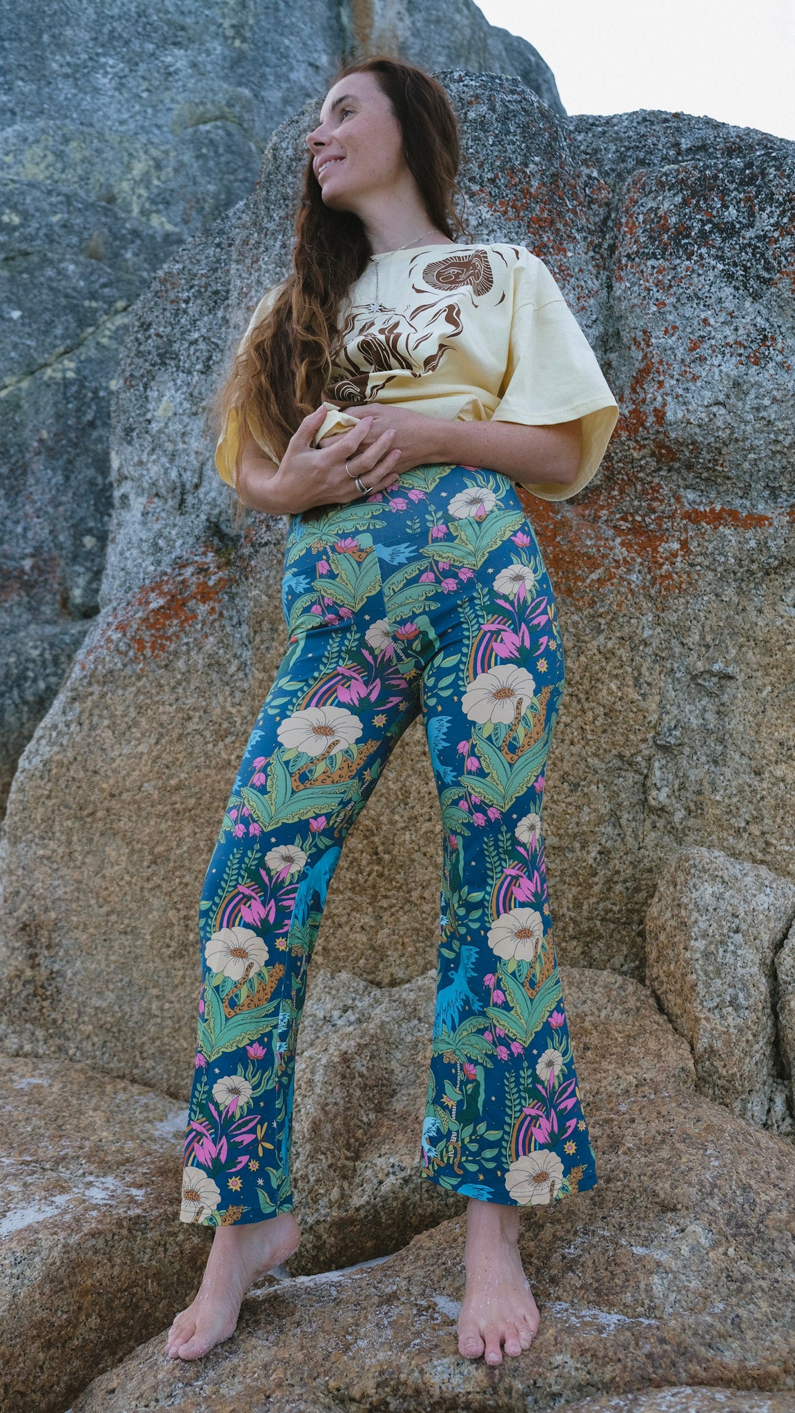 Cropped Flares - Night Jungle