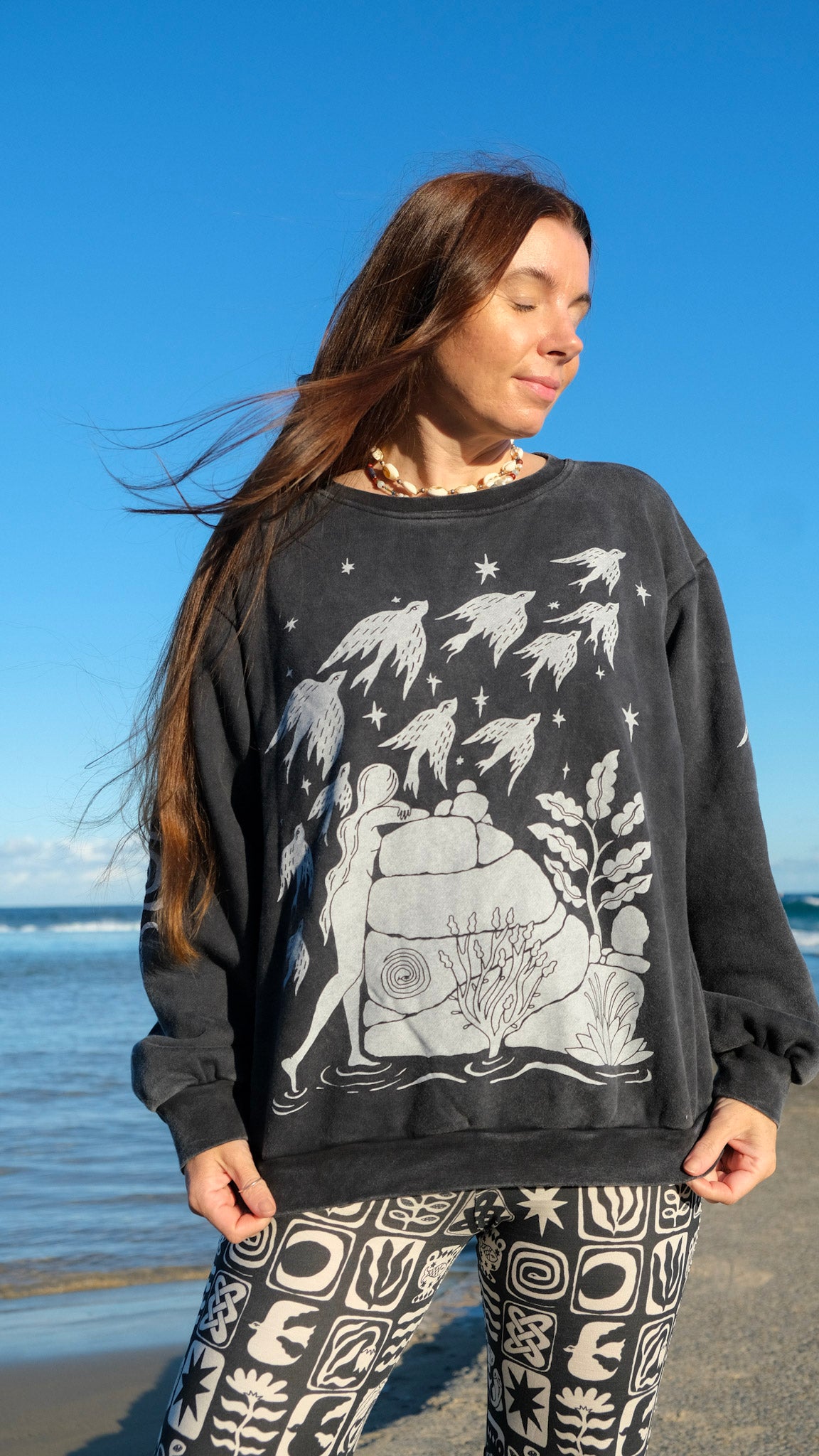 Pilbara Jumper - Black Stonewash