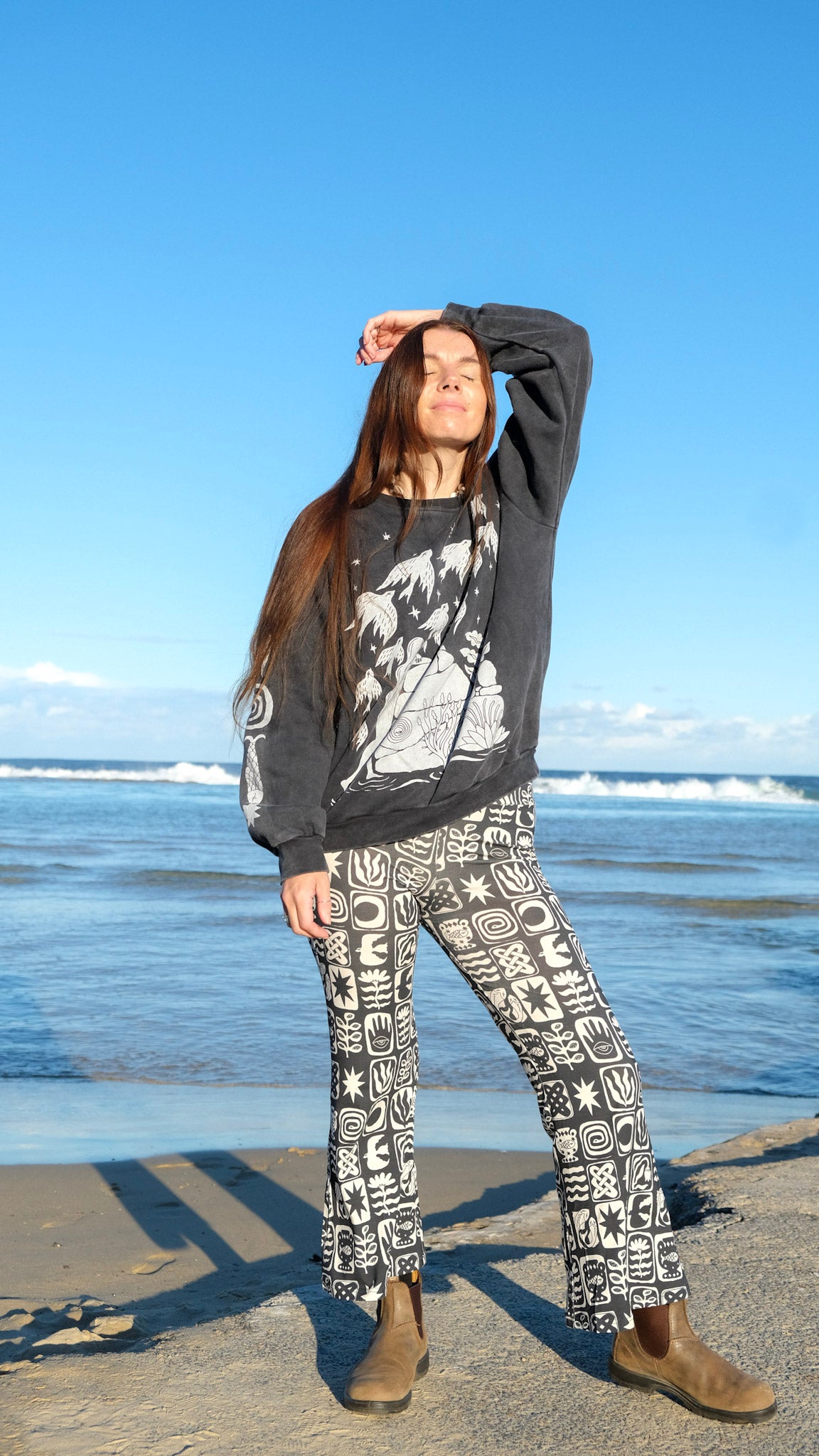 Pilbara Jumper - Black Stonewash