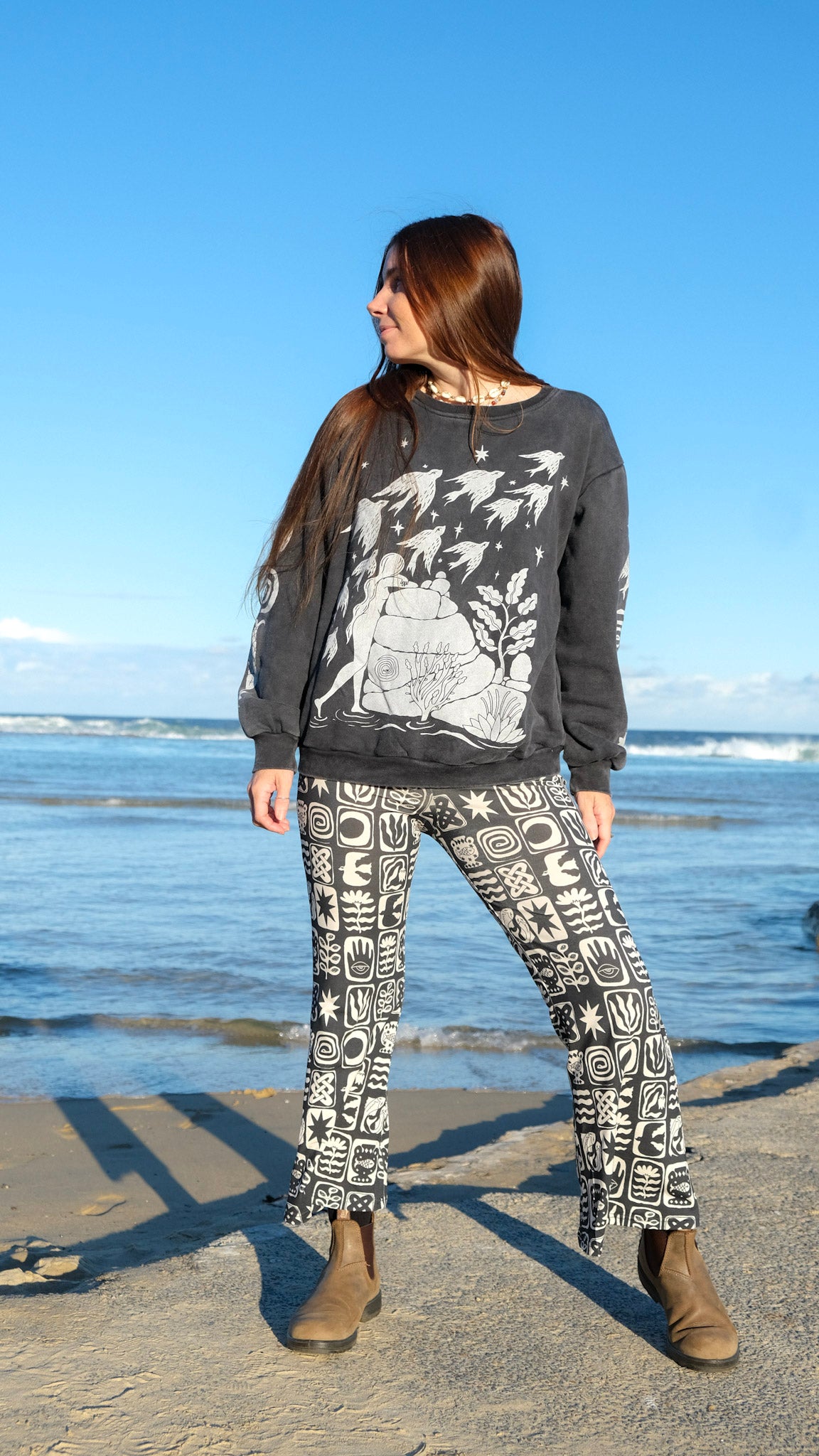 Pilbara Jumper - Black Stonewash