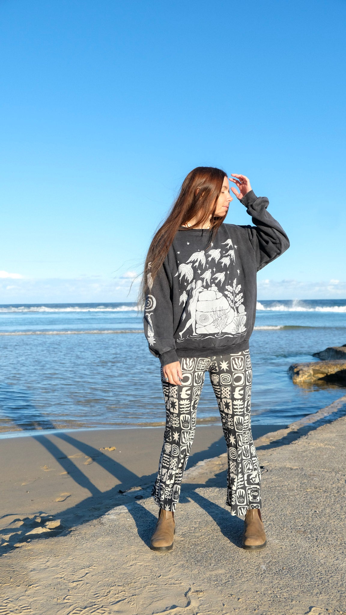 Pilbara Jumper - Black Stonewash