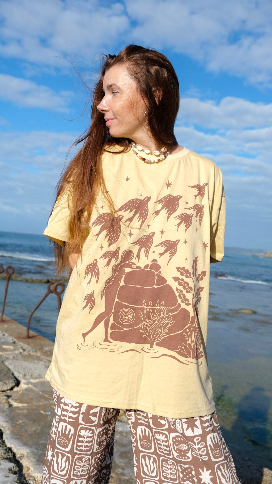 Pilbara Oversized T-shirt - Caramel