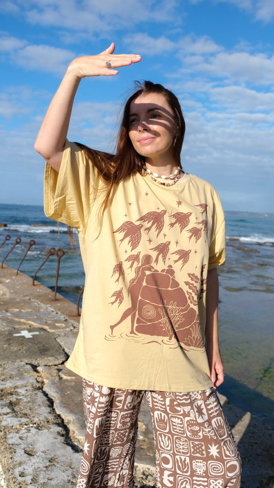 Pilbara Oversized T-shirt - Caramel