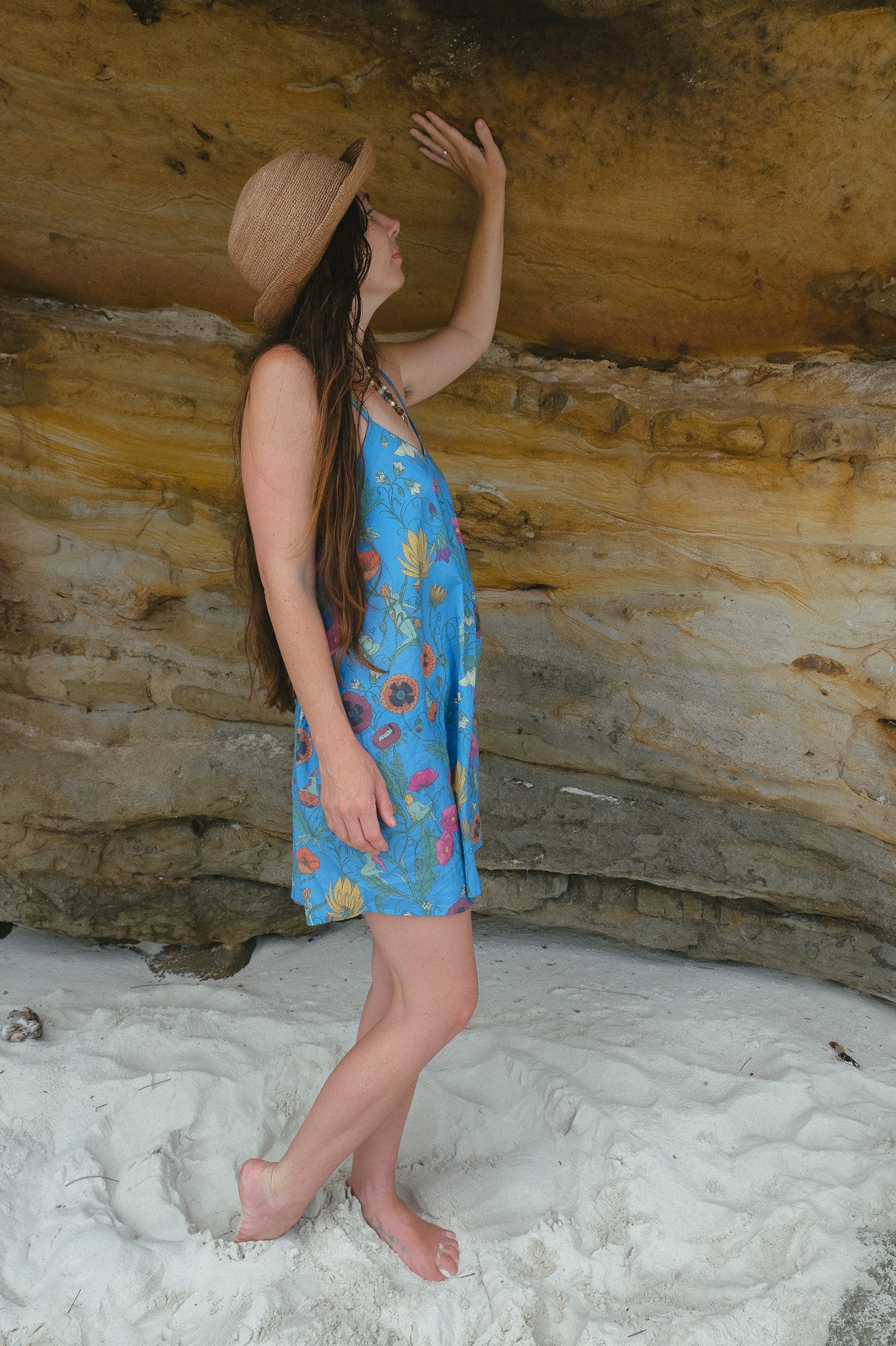 Lucia Mini Dress - Nymphs - Azure
