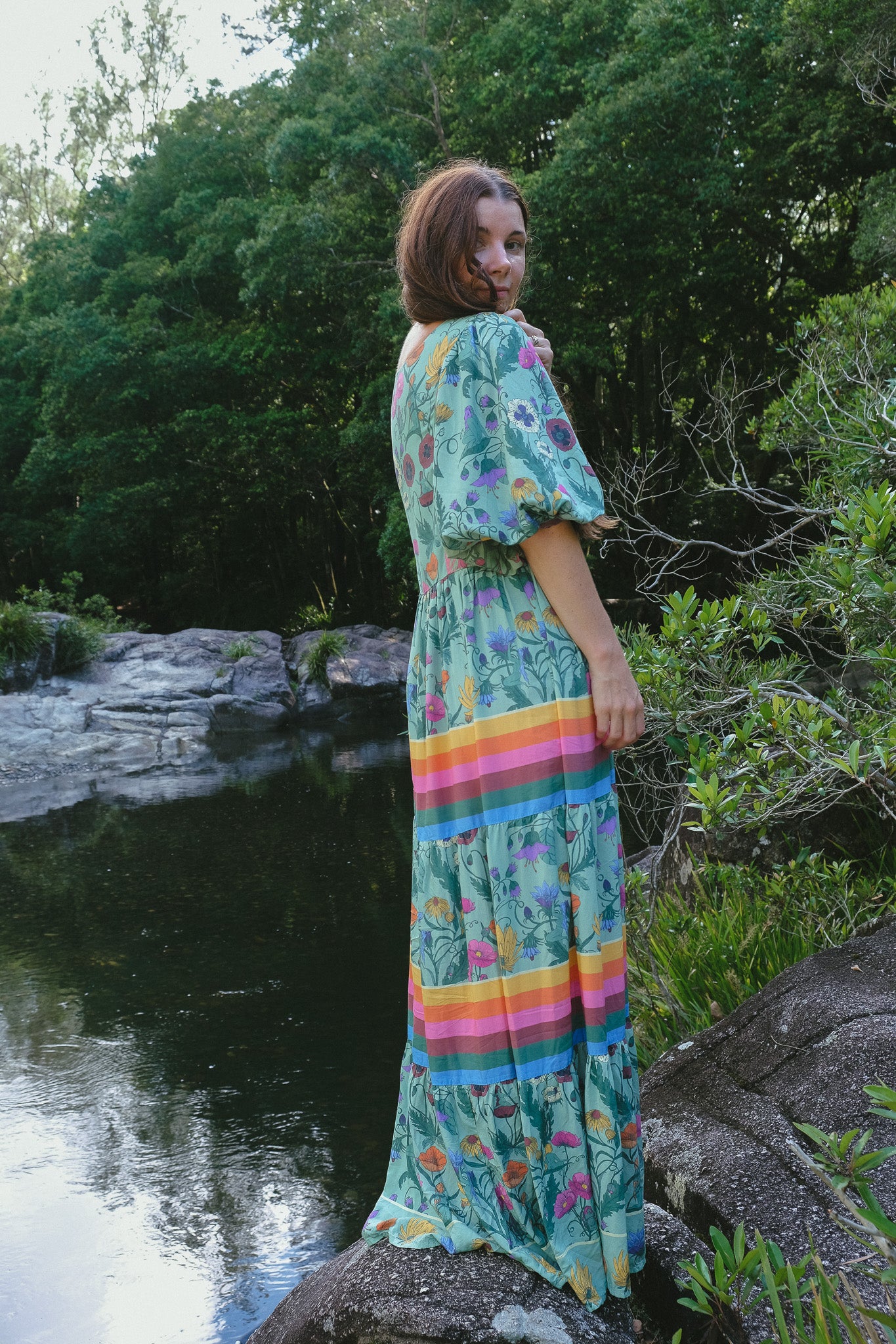 Frida Maxi Dress - Nymphs - Sage