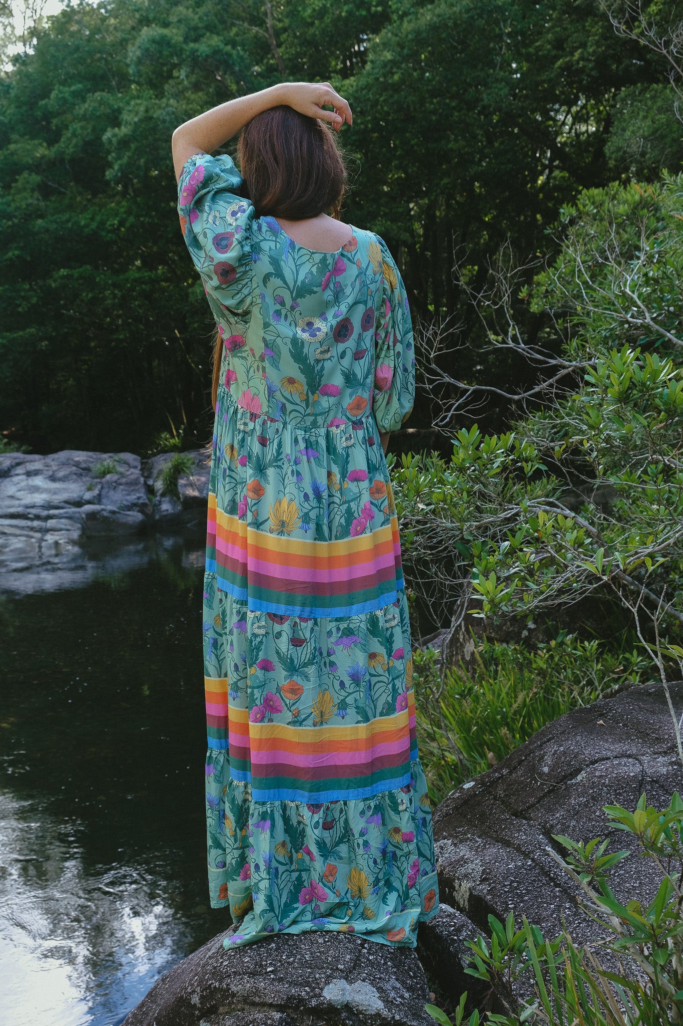 Frida Maxi Dress - Nymphs - Sage