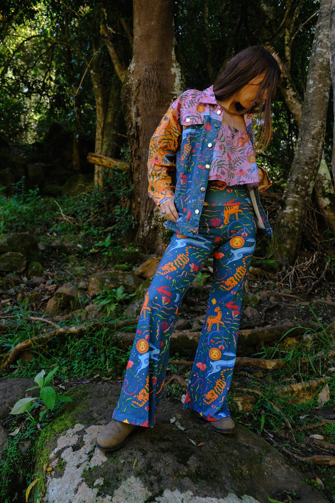 Long Flares - Winter Mythic - Turquoise