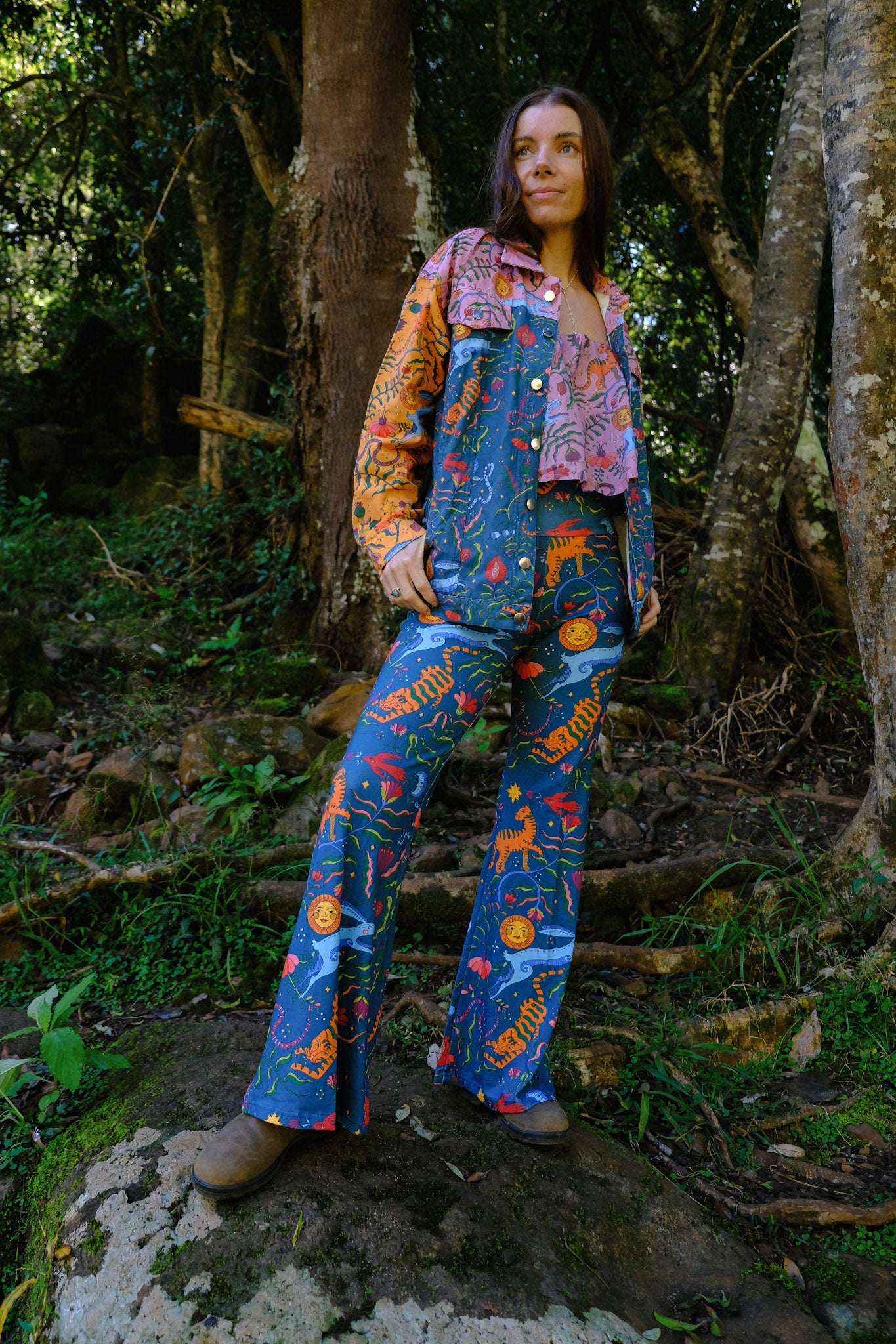 Long Flares - Winter Mythic - Turquoise