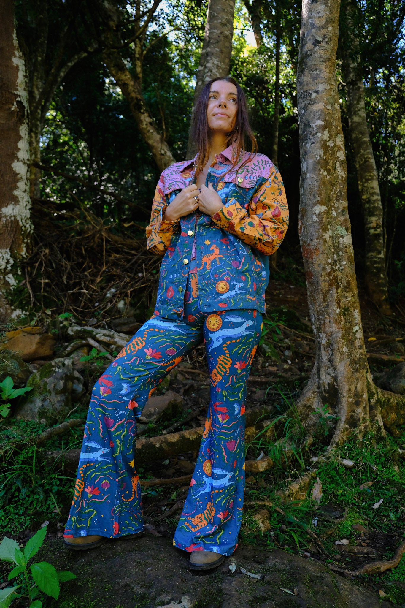 Long Flares - Winter Mythic - Turquoise