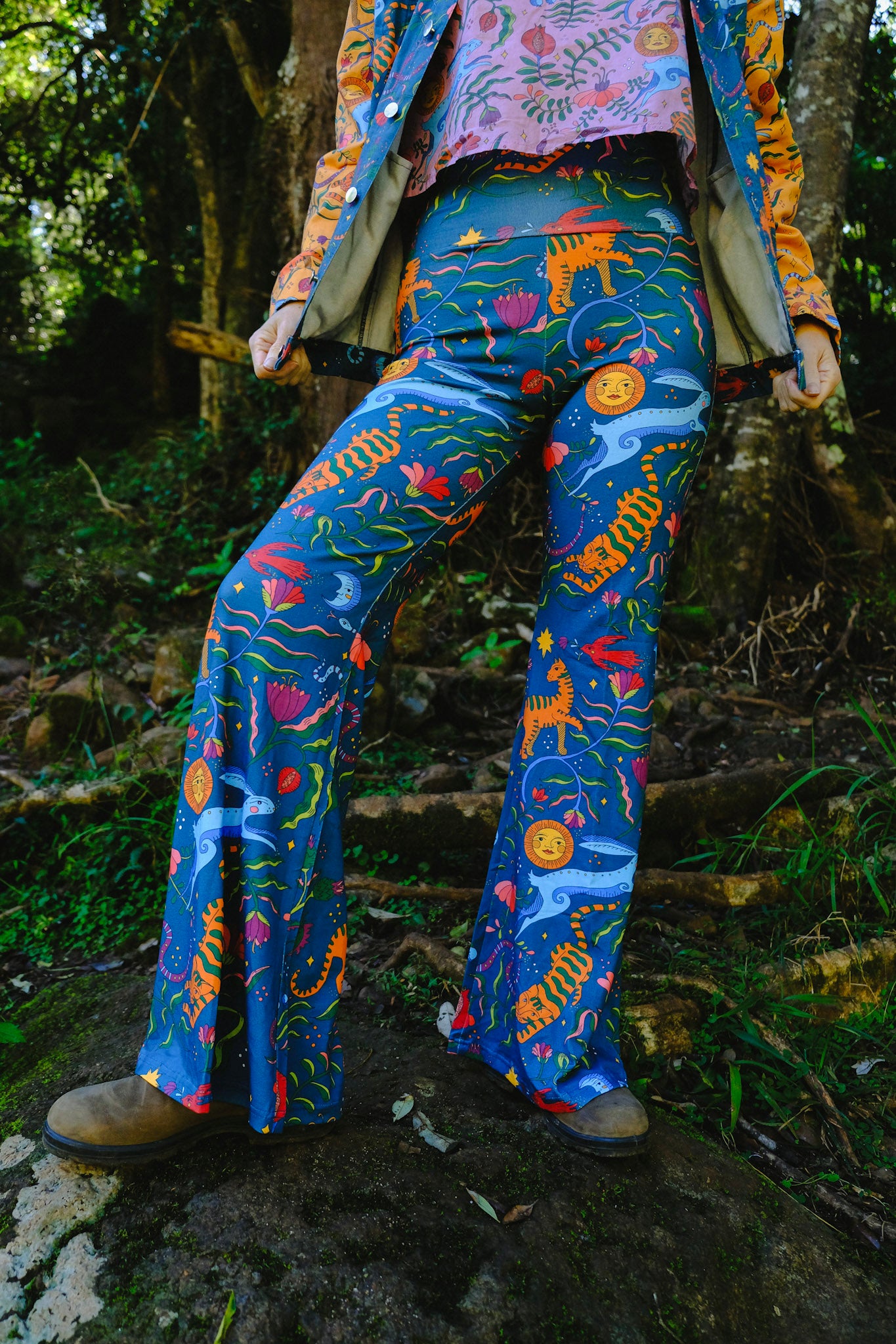Long Flares - Winter Mythic - Turquoise