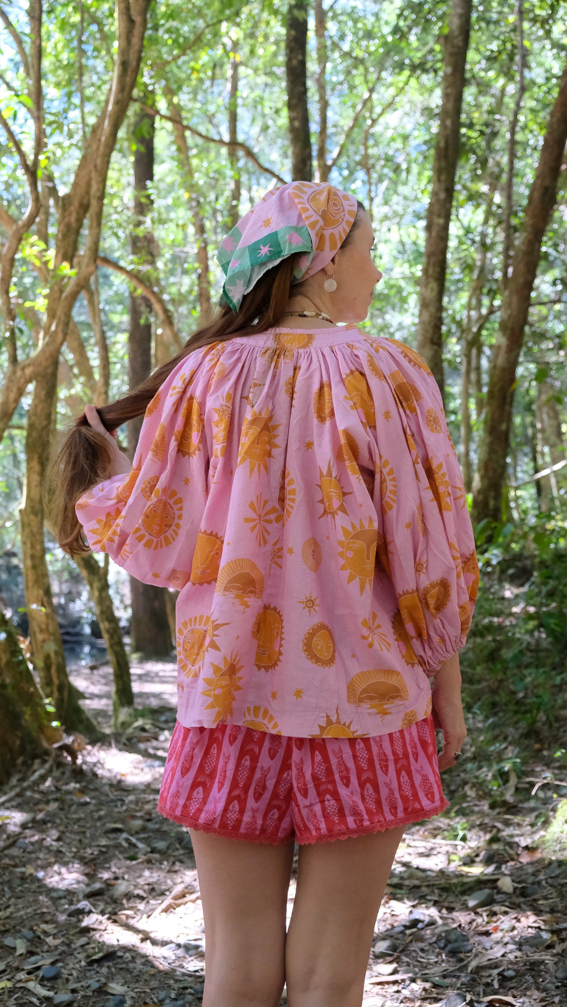 Artist's Smock - Pink Sun