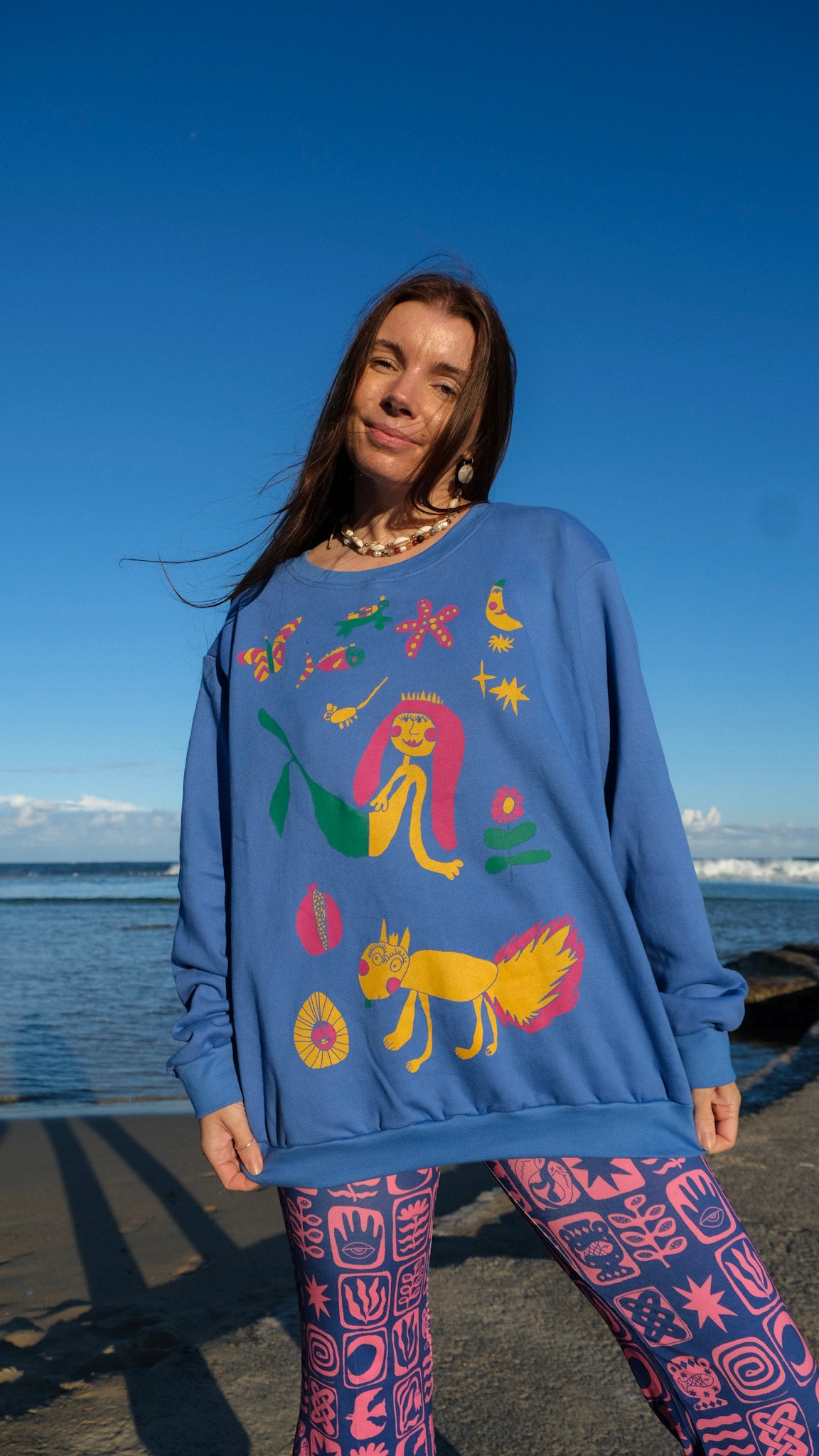 Queens Jumper - Cobalt