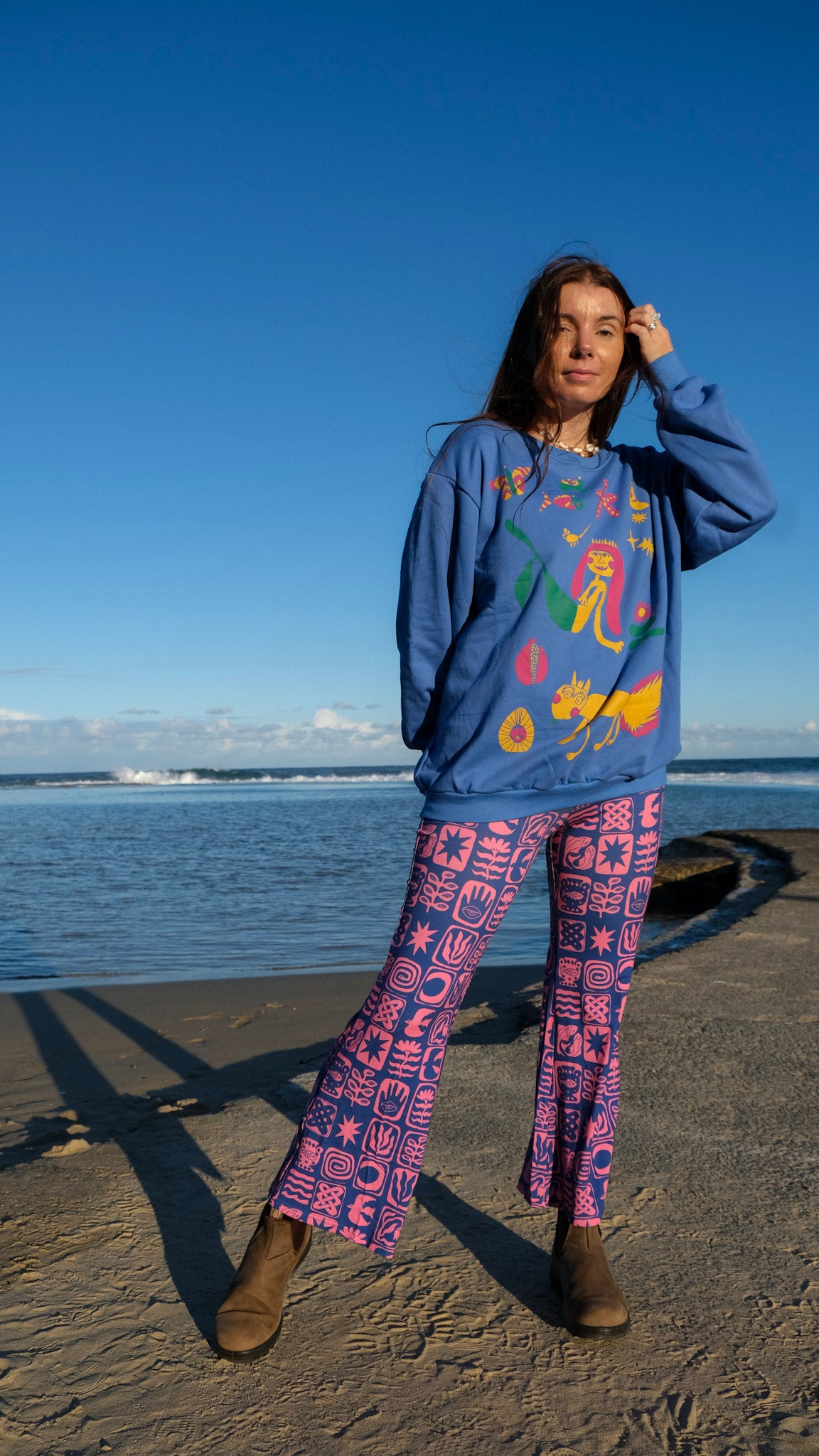 Queens Jumper - Cobalt