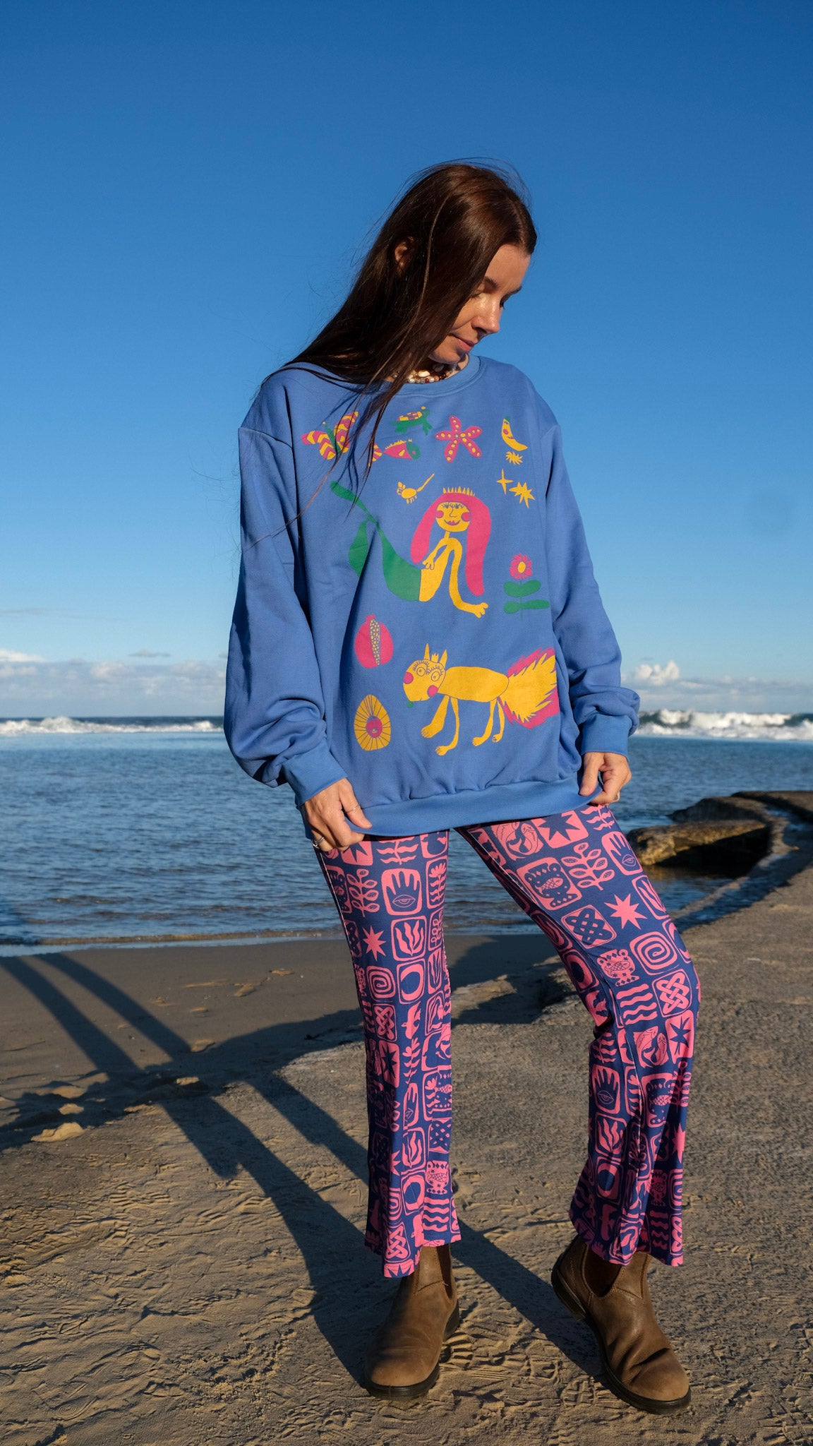 Queens Jumper - Cobalt