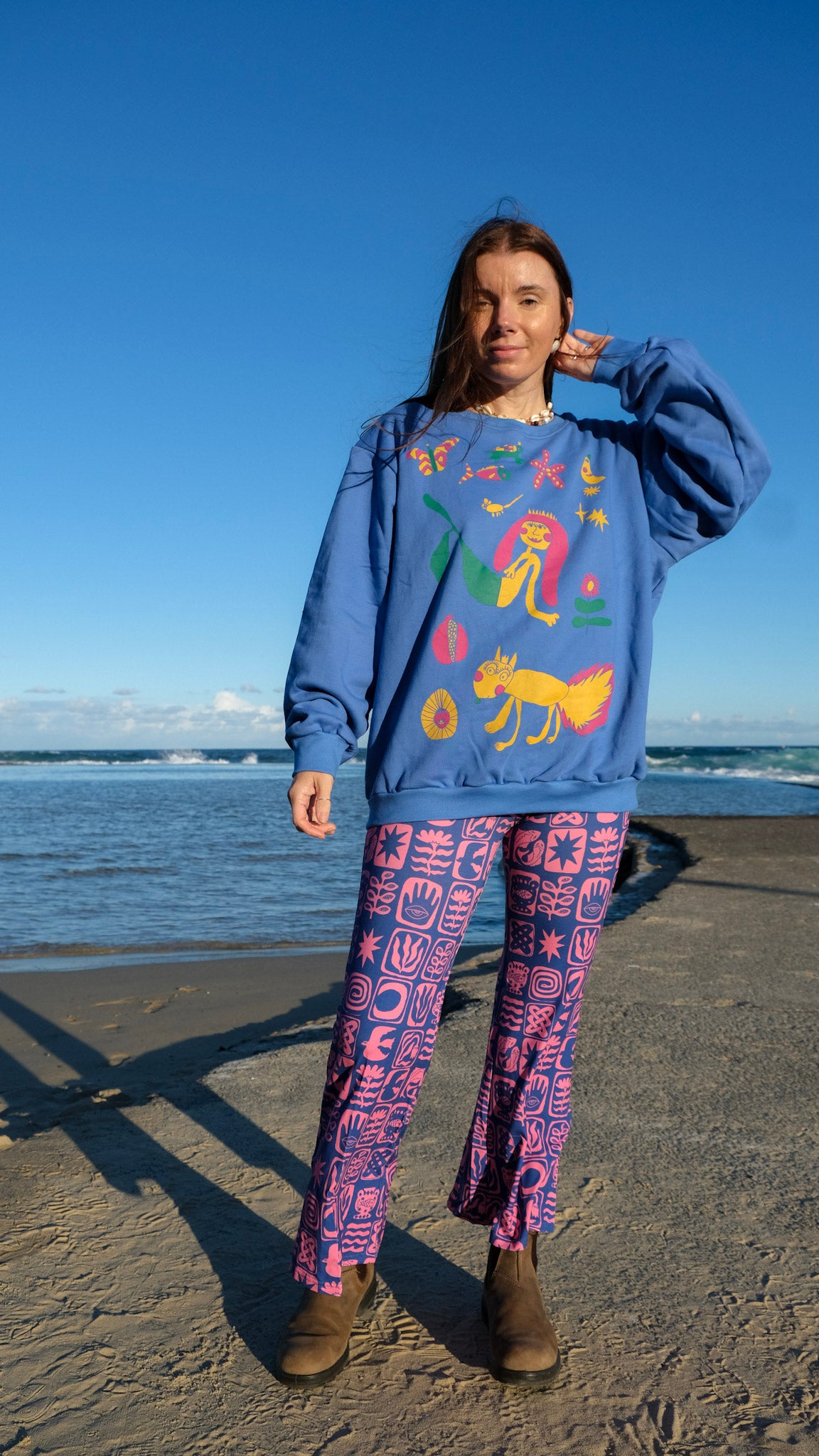 Queens Jumper - Cobalt