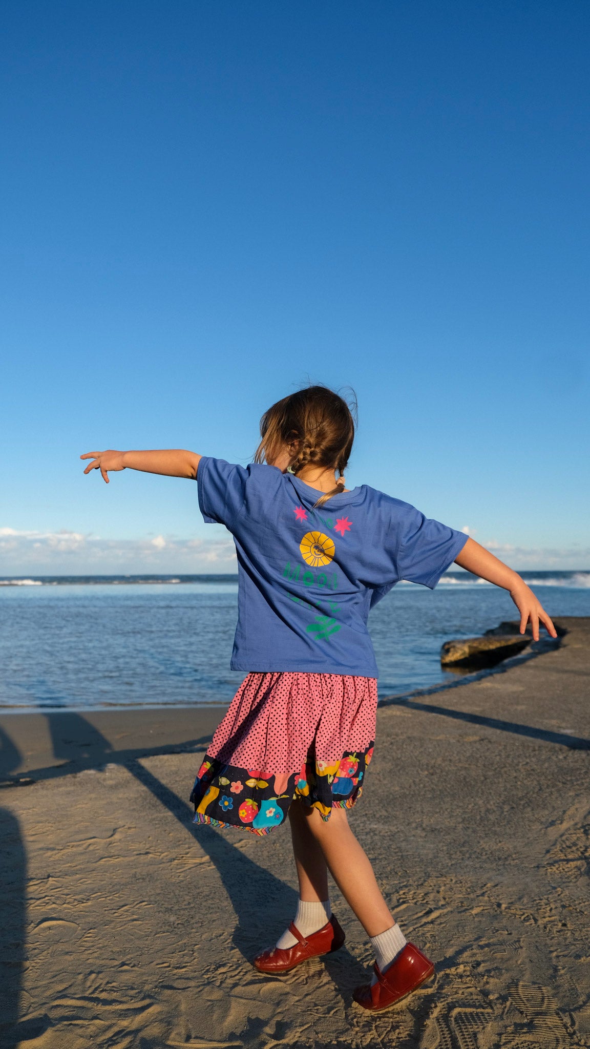 KIDS Queens Oversized T-shirt - Cobalt