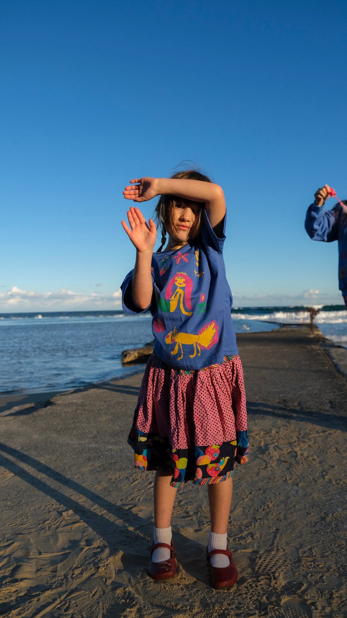 KIDS Queens Oversized T-shirt - Cobalt