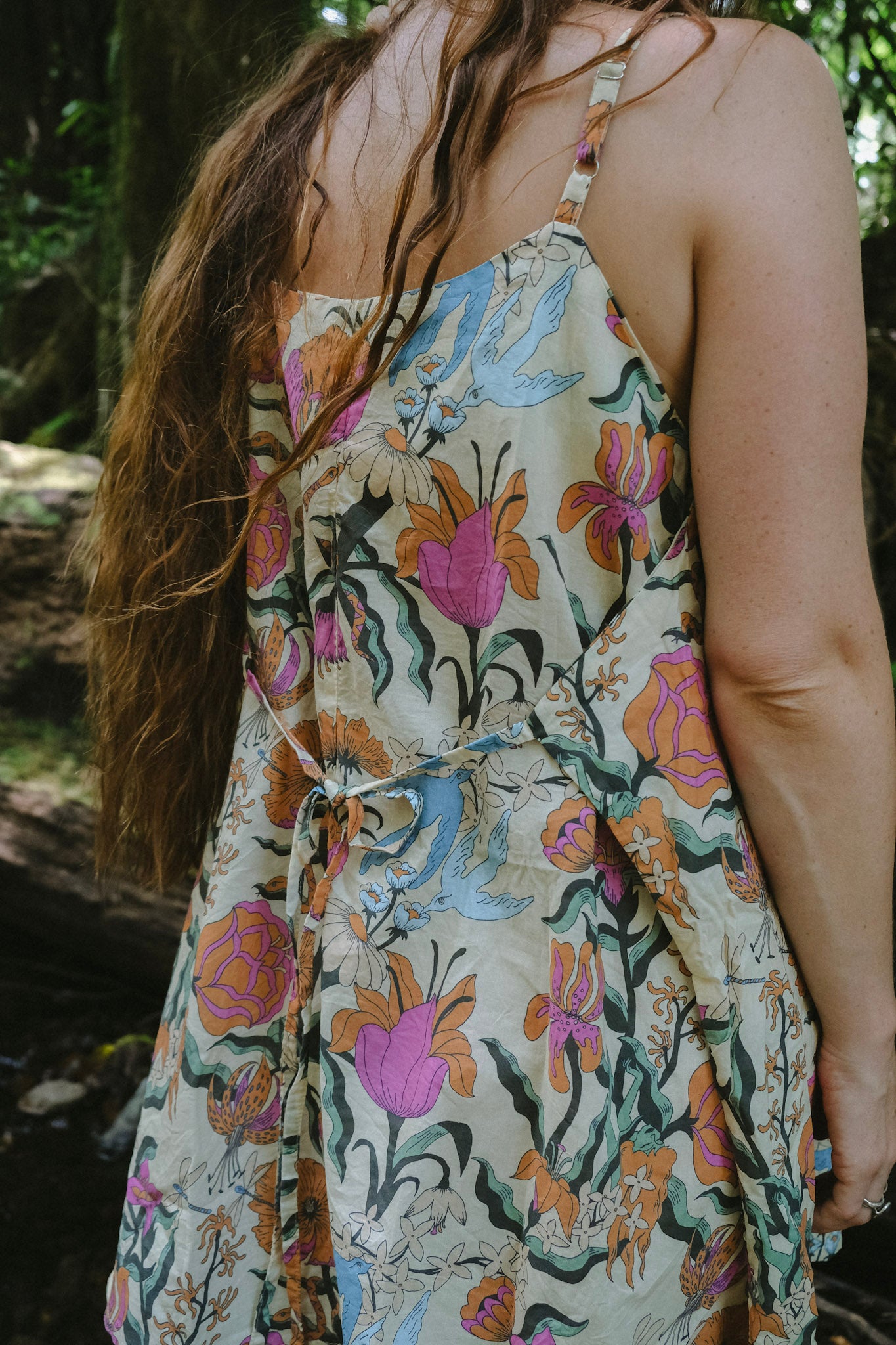 Lucia Mini Dress - Witch's Garden - Creamy