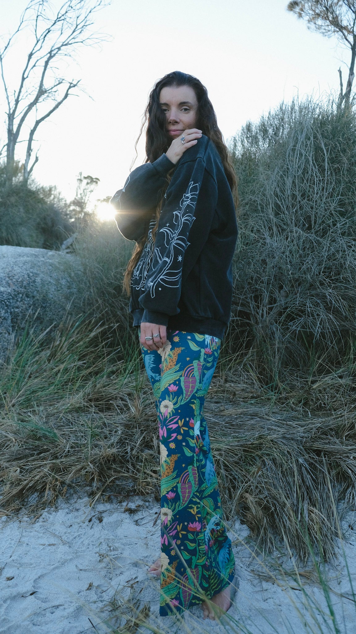 Guardians Jumper - Black Stonewash