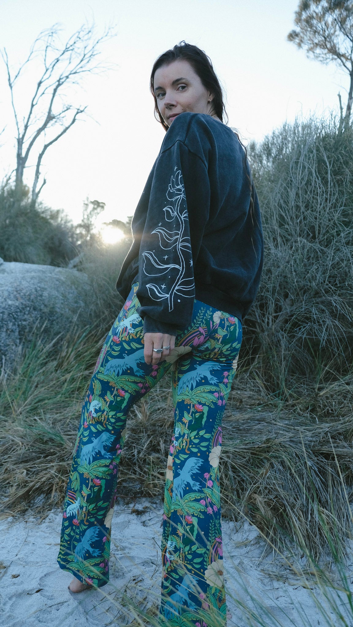 Guardians Jumper - Black Stonewash