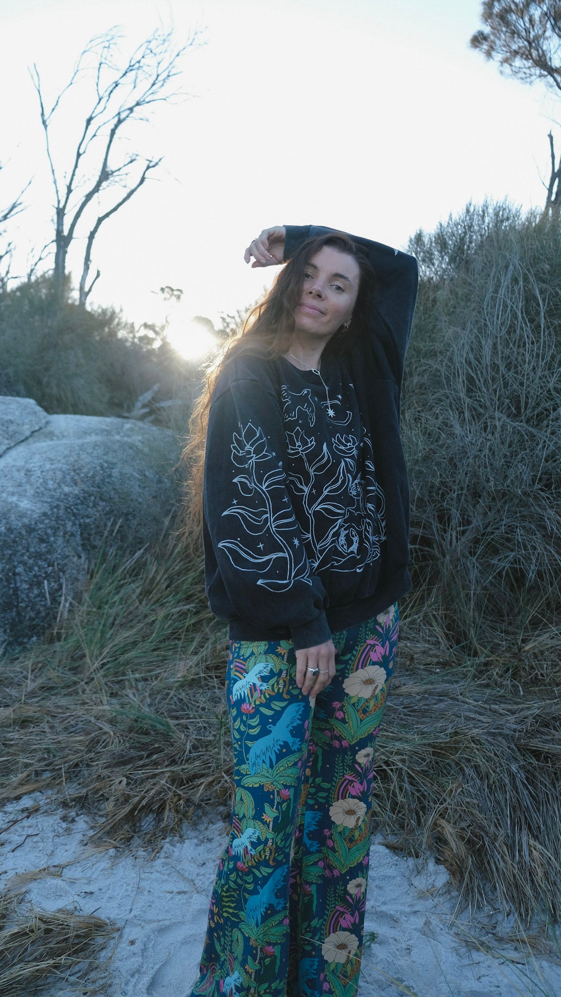 Guardians Jumper - Black Stonewash