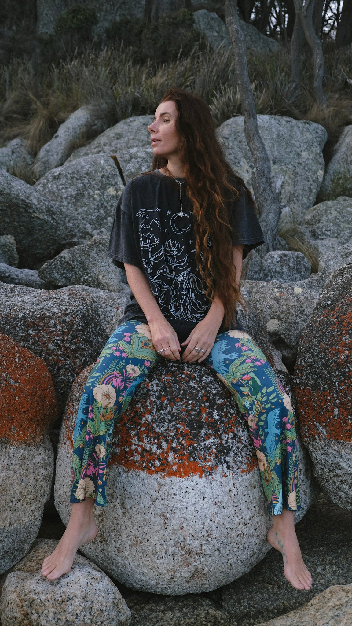 Cropped Flares - Night Jungle