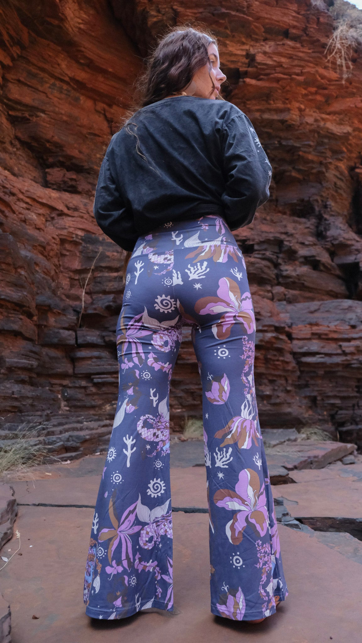 Long Flares - Indigo Mermaids