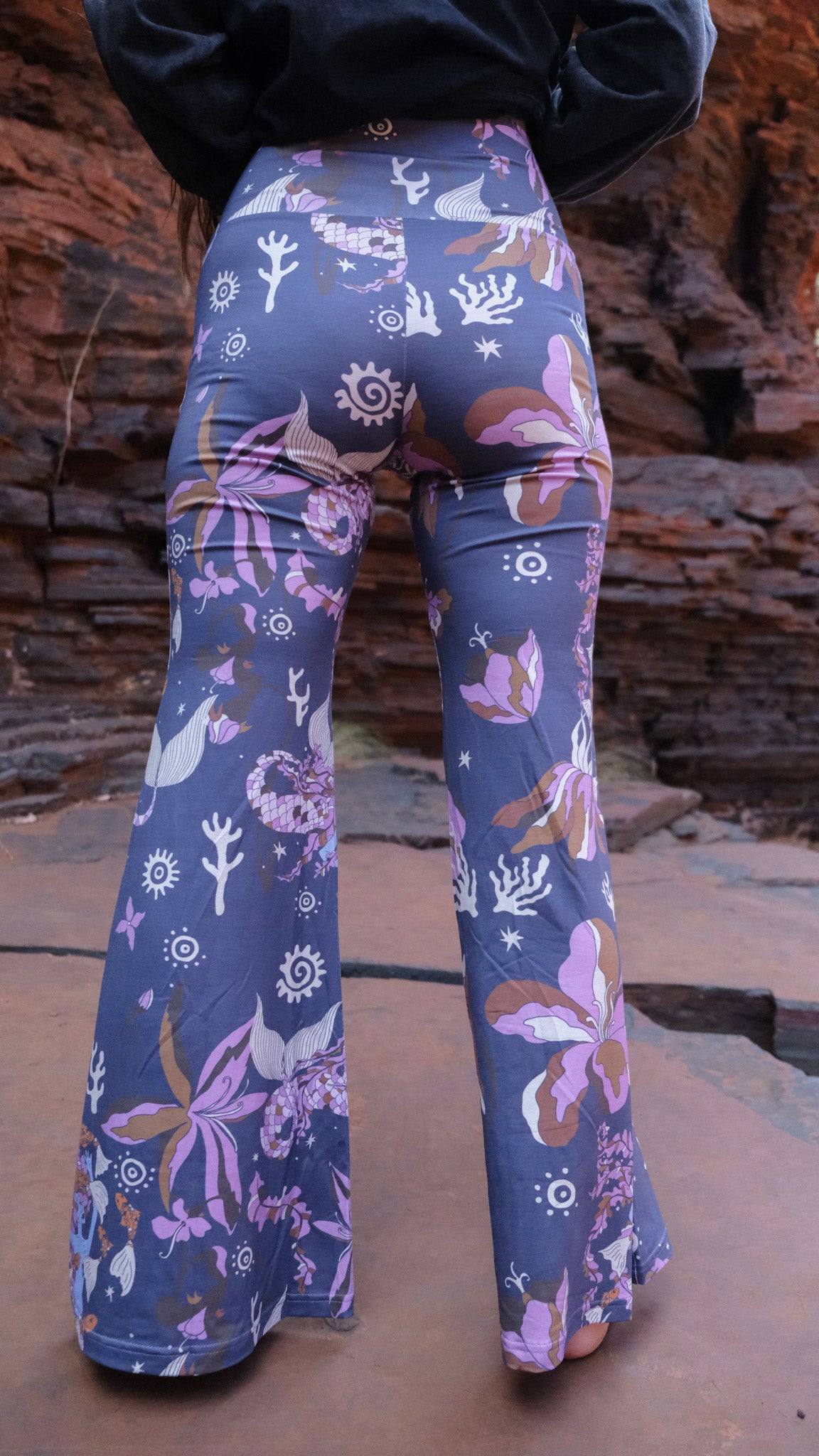 Long Flares - Indigo Mermaids