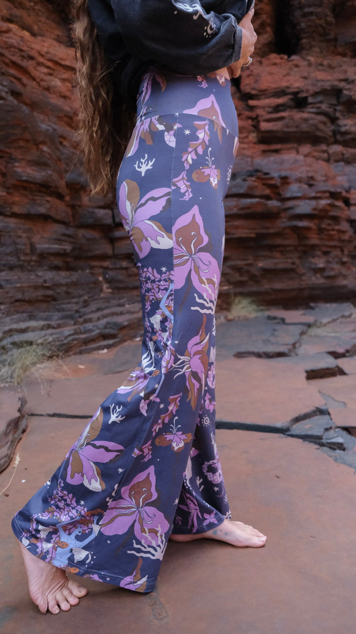 Long Flares - Indigo Mermaids