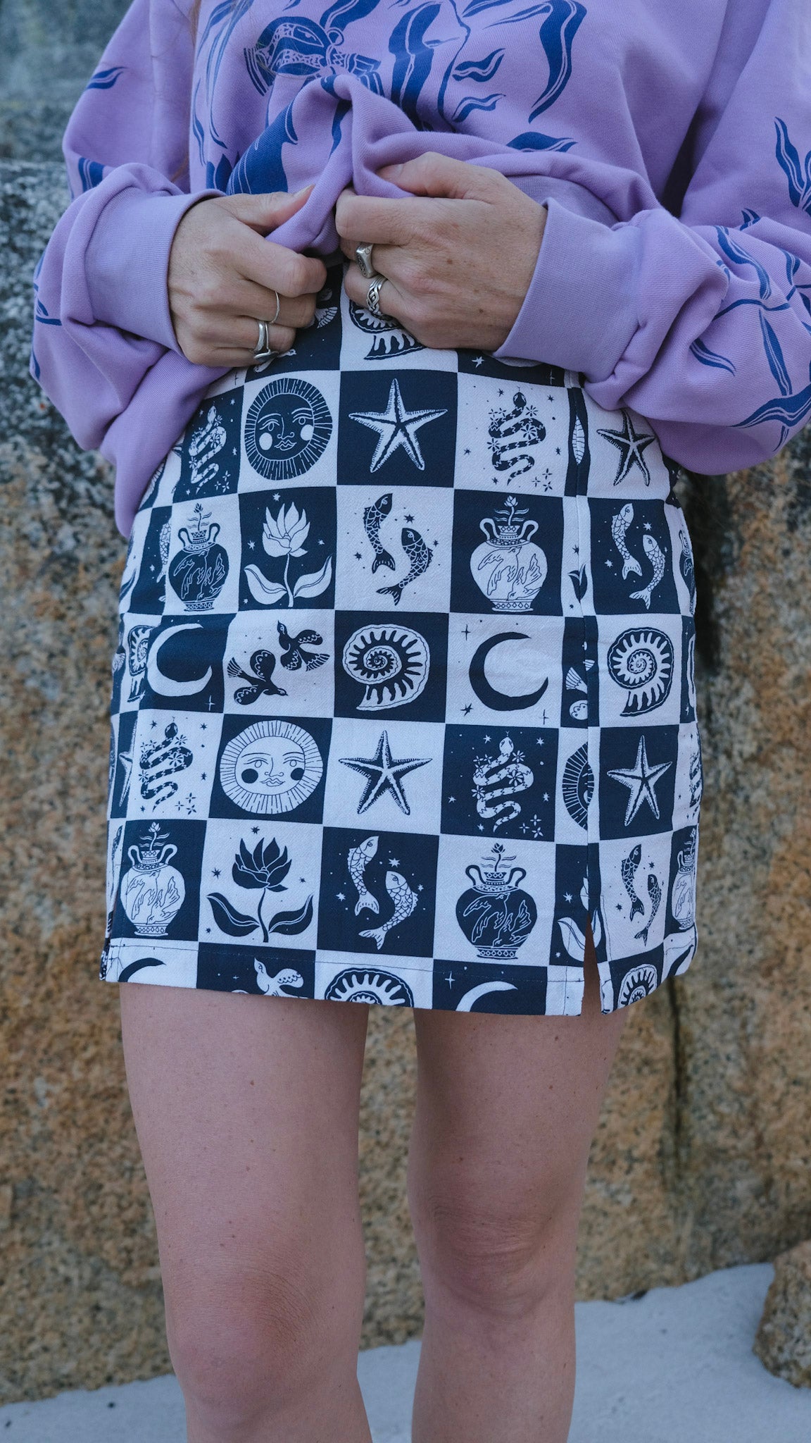 Mosaic Mini Skirt