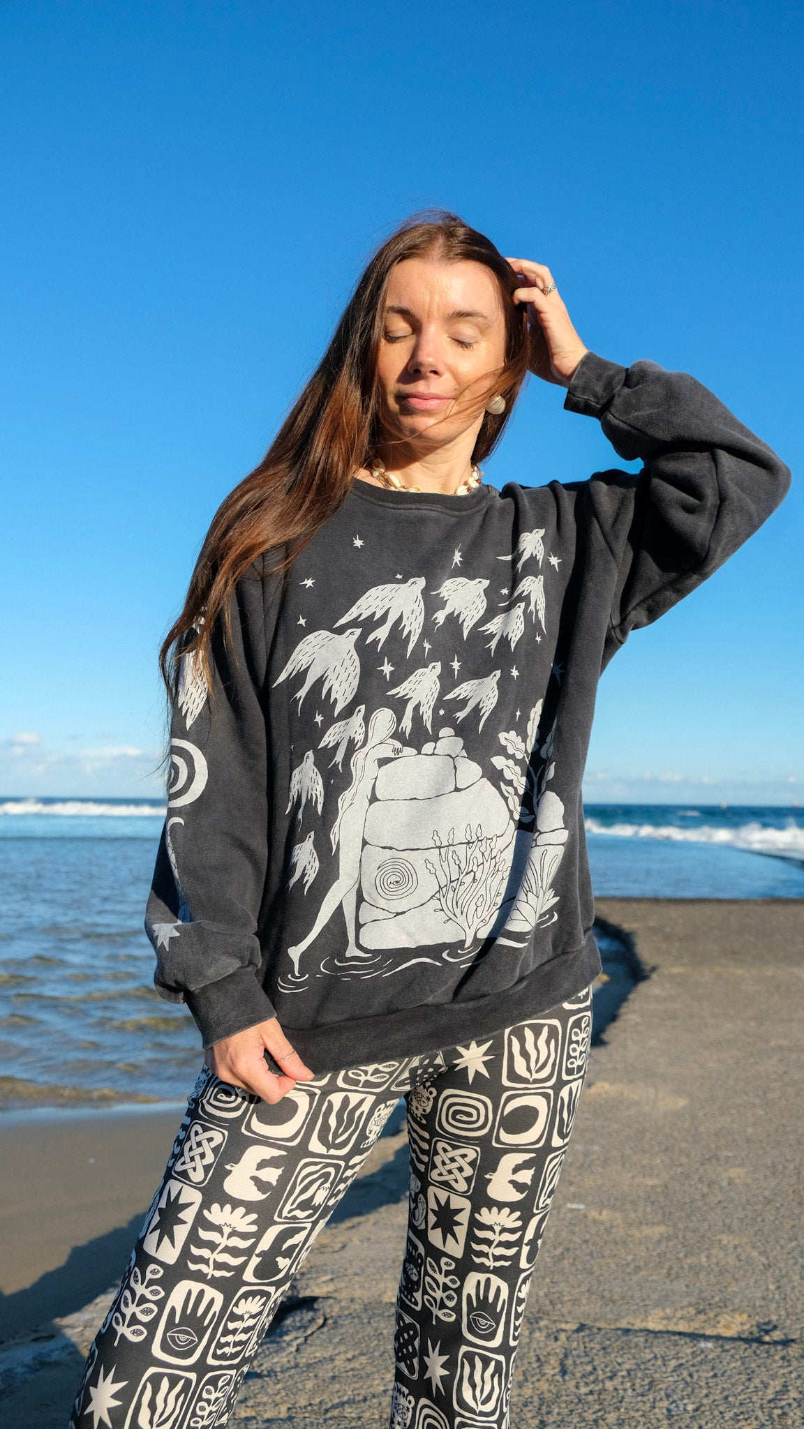 Pilbara Jumper - Black Stonewash