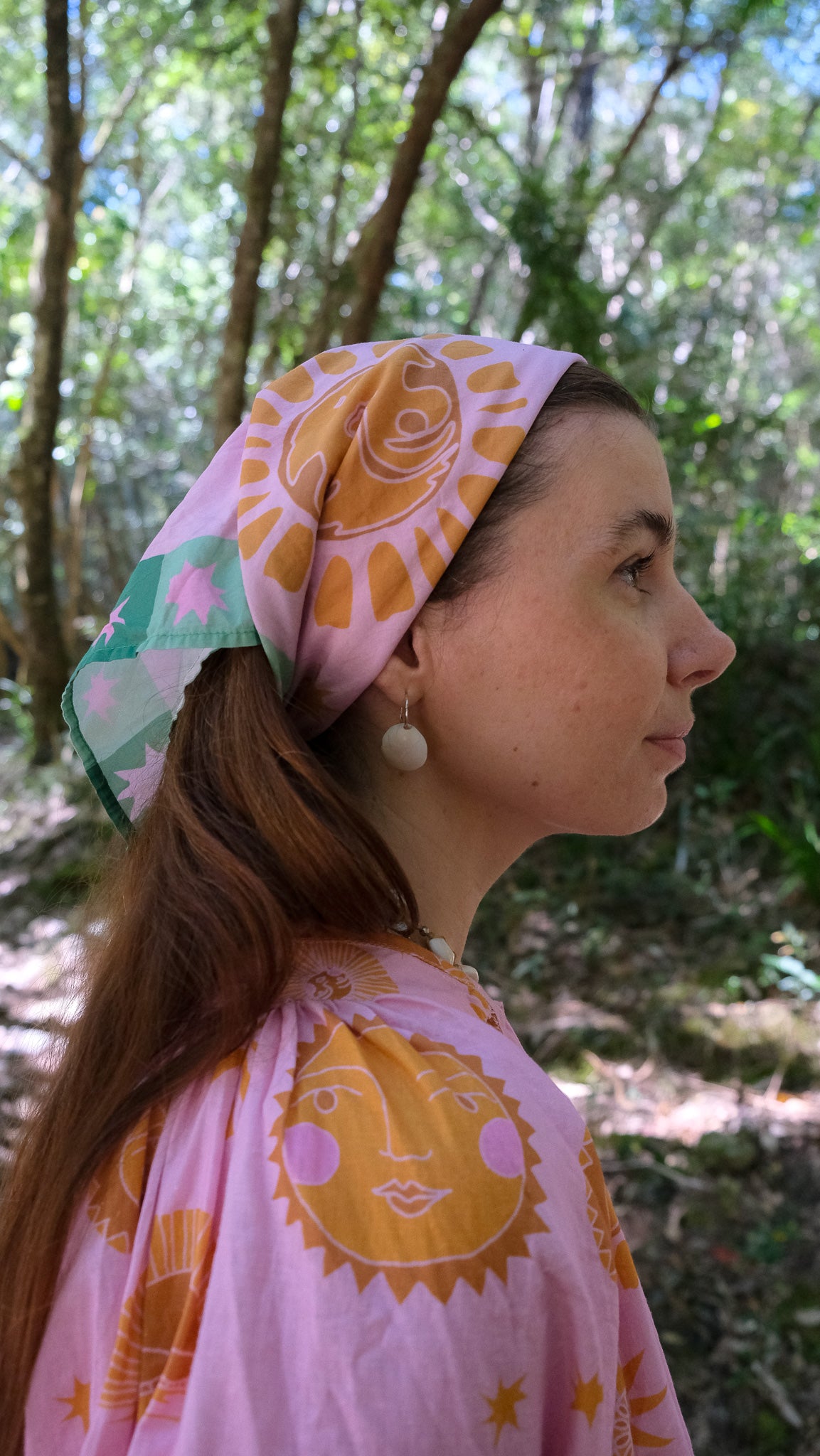 Pink Sun Scarf