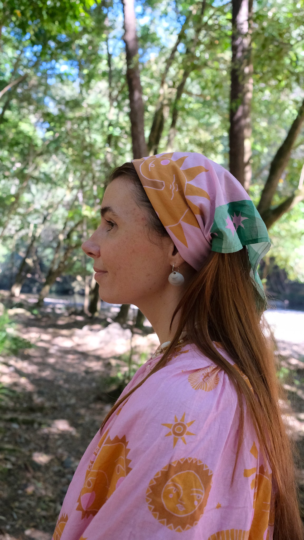 Pink Sun Scarf