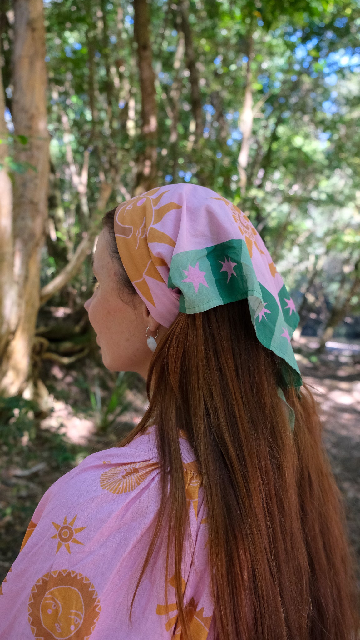 Pink Sun Scarf