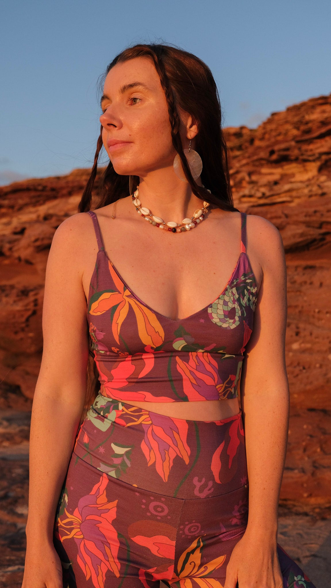 Long Flares - Plum Mermaids