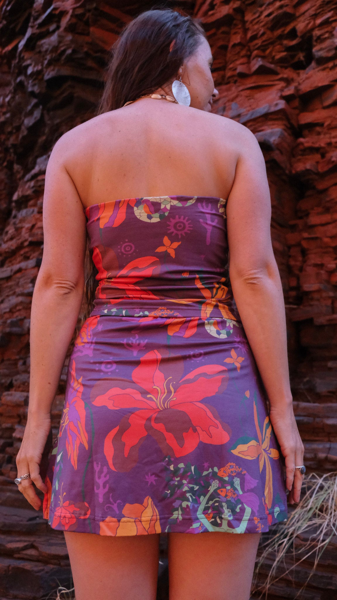 Plum Mermaid - Skort