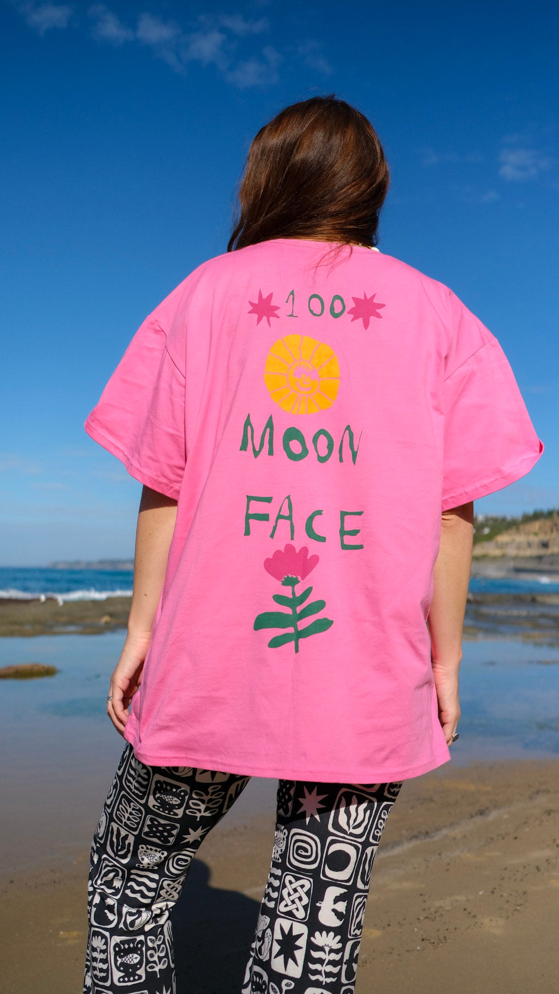 Queens Oversized T-shirt - Pink