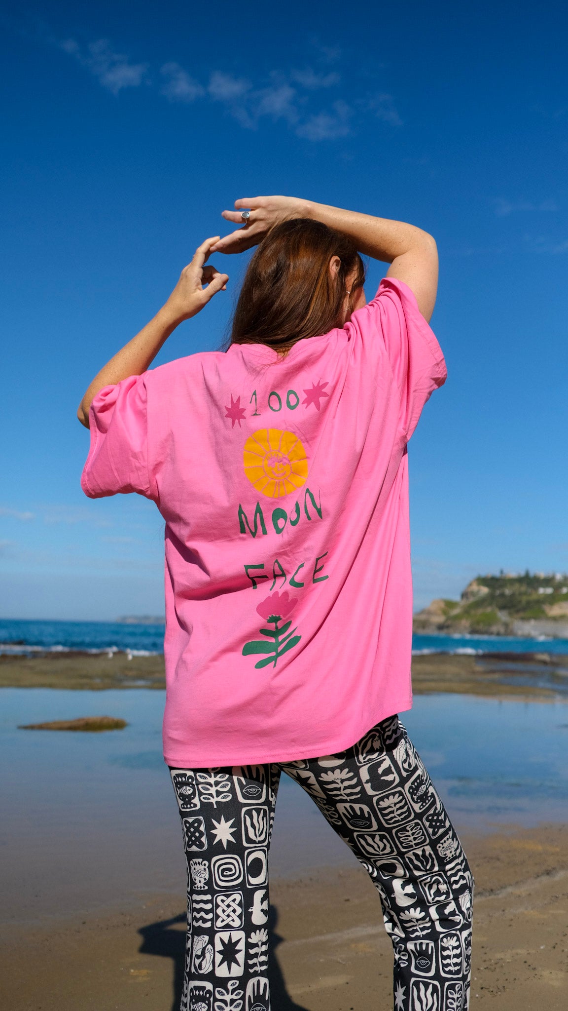 Queens Oversized T-shirt - Pink