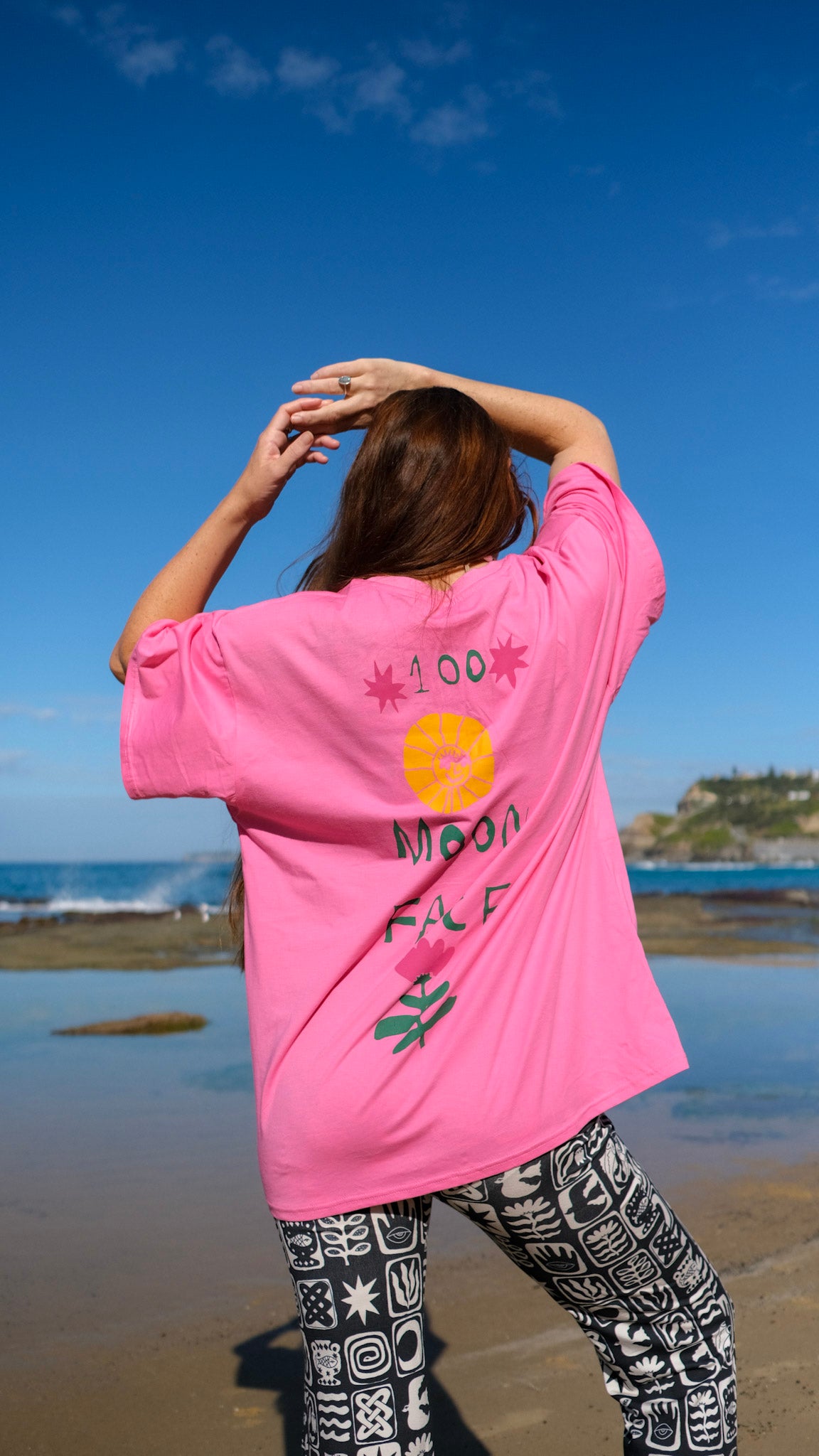 Queens Oversized T-shirt - Pink