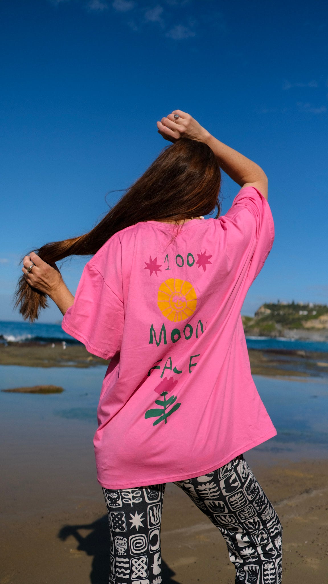 Queens Oversized T-shirt - Pink