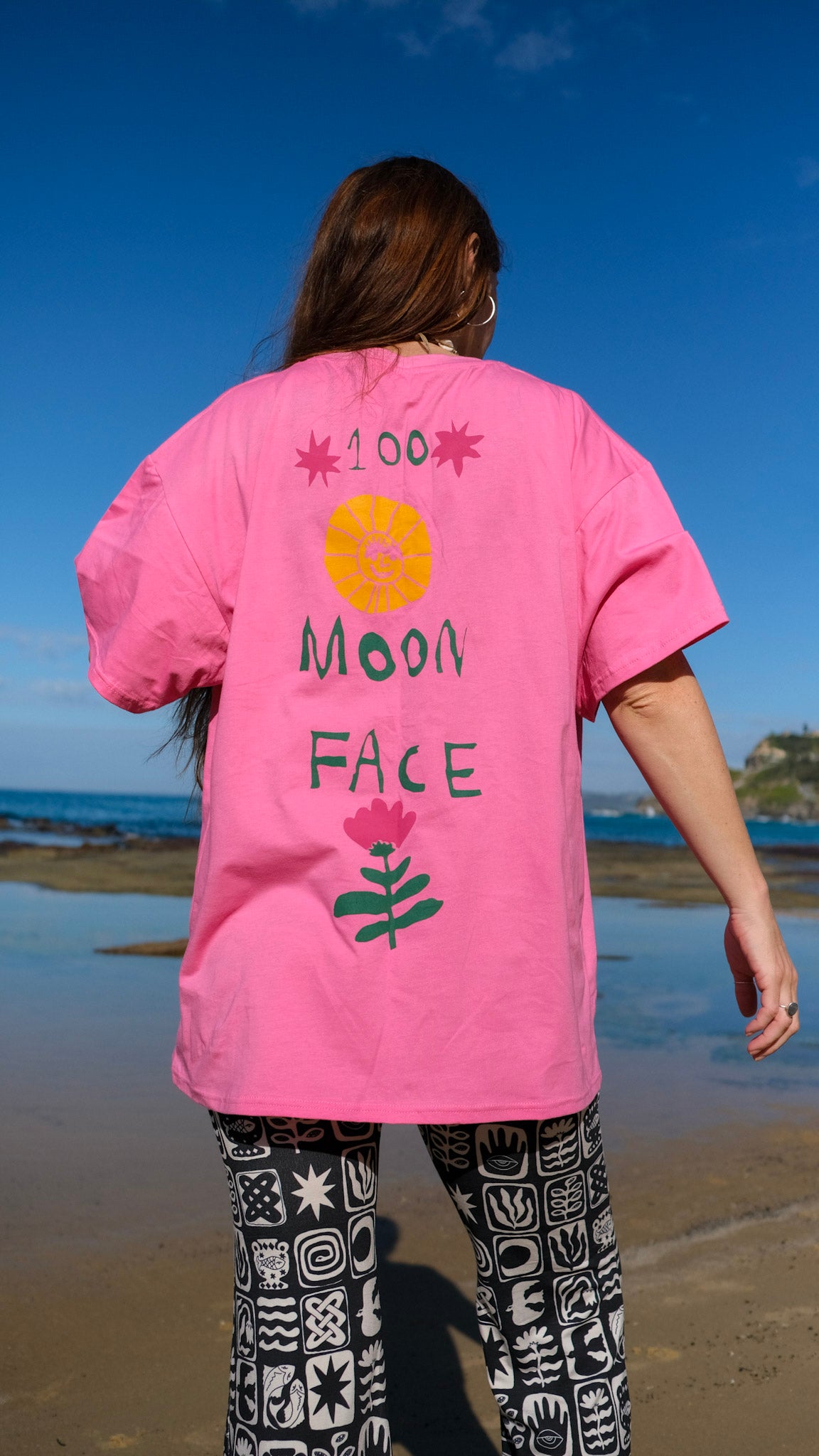 Queens Oversized T-shirt - Pink
