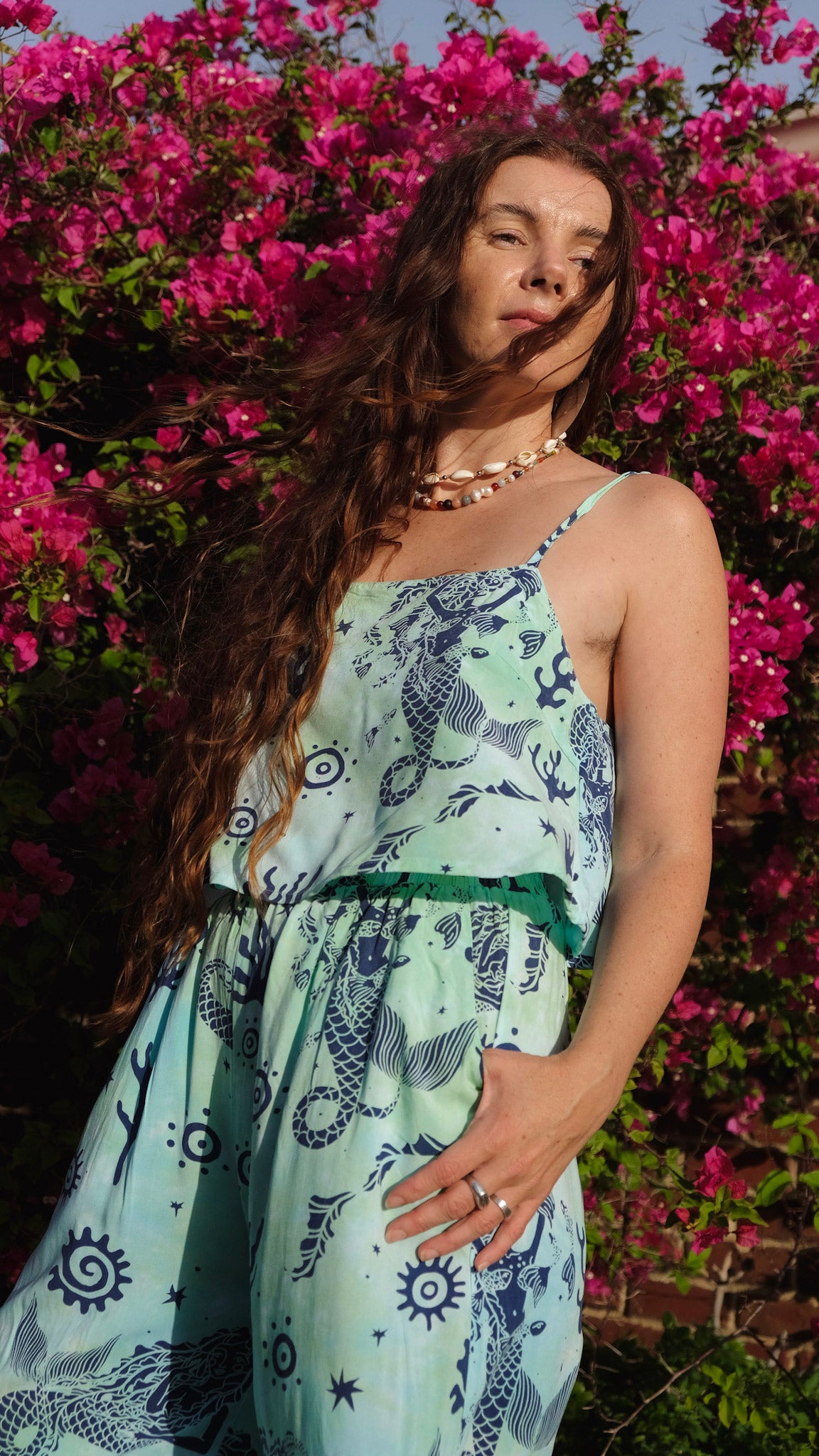 Cami Top - Sea Glass Green - Mermaids