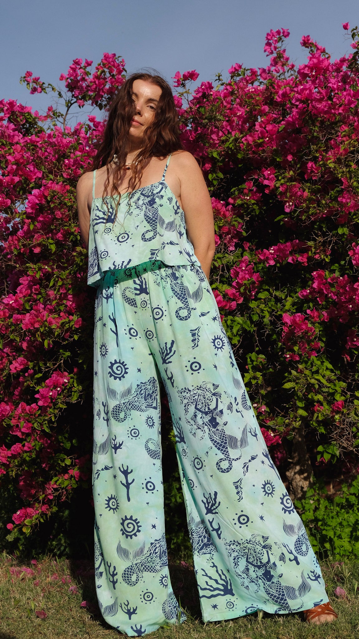 Cami Top - Sea Glass Green - Mermaids