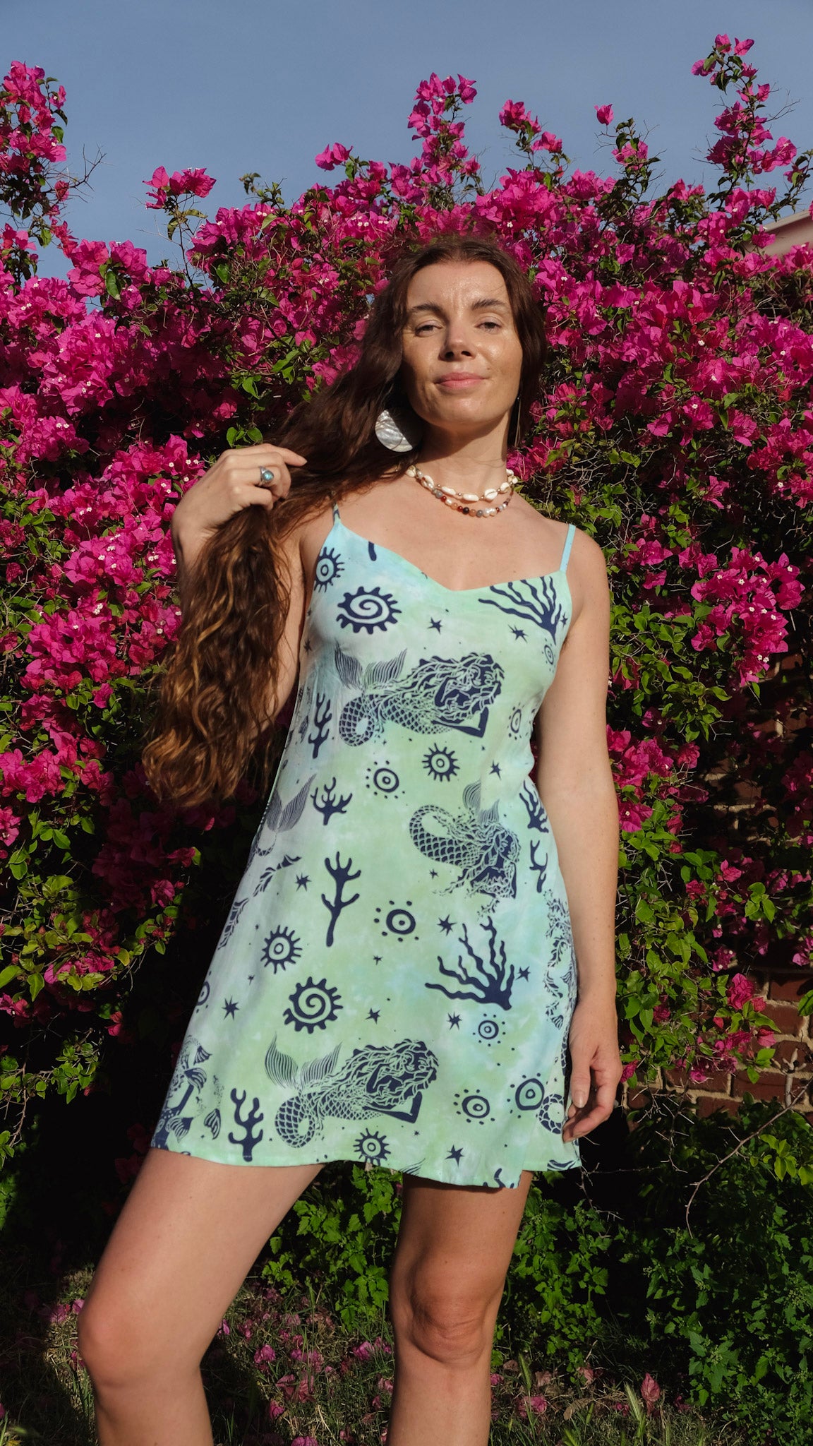 Morgan Dress - Sea Glass Green - Mermaids