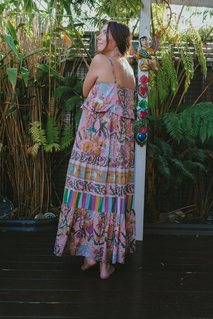 Soft Pink - Witch's Garden - Maxi Dress