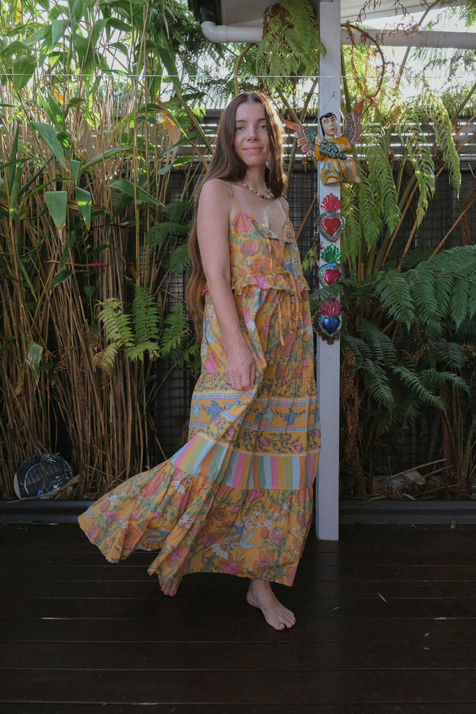 Sunny Yellow - Witch's Garden - Maxi Dress