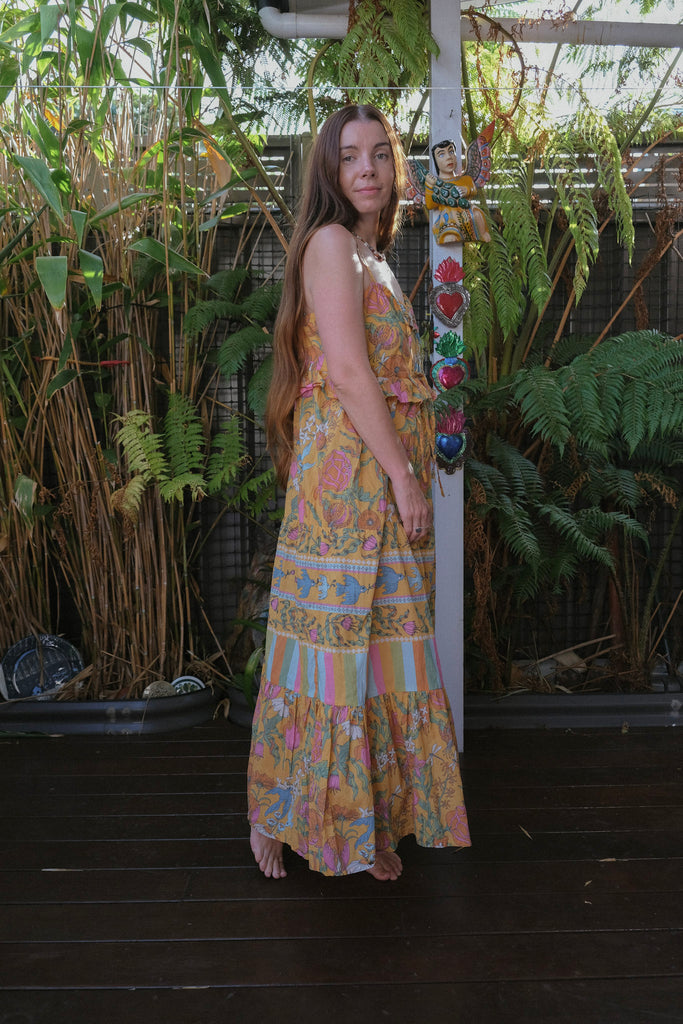 Sunny Yellow - Witch's Garden - Maxi Dress